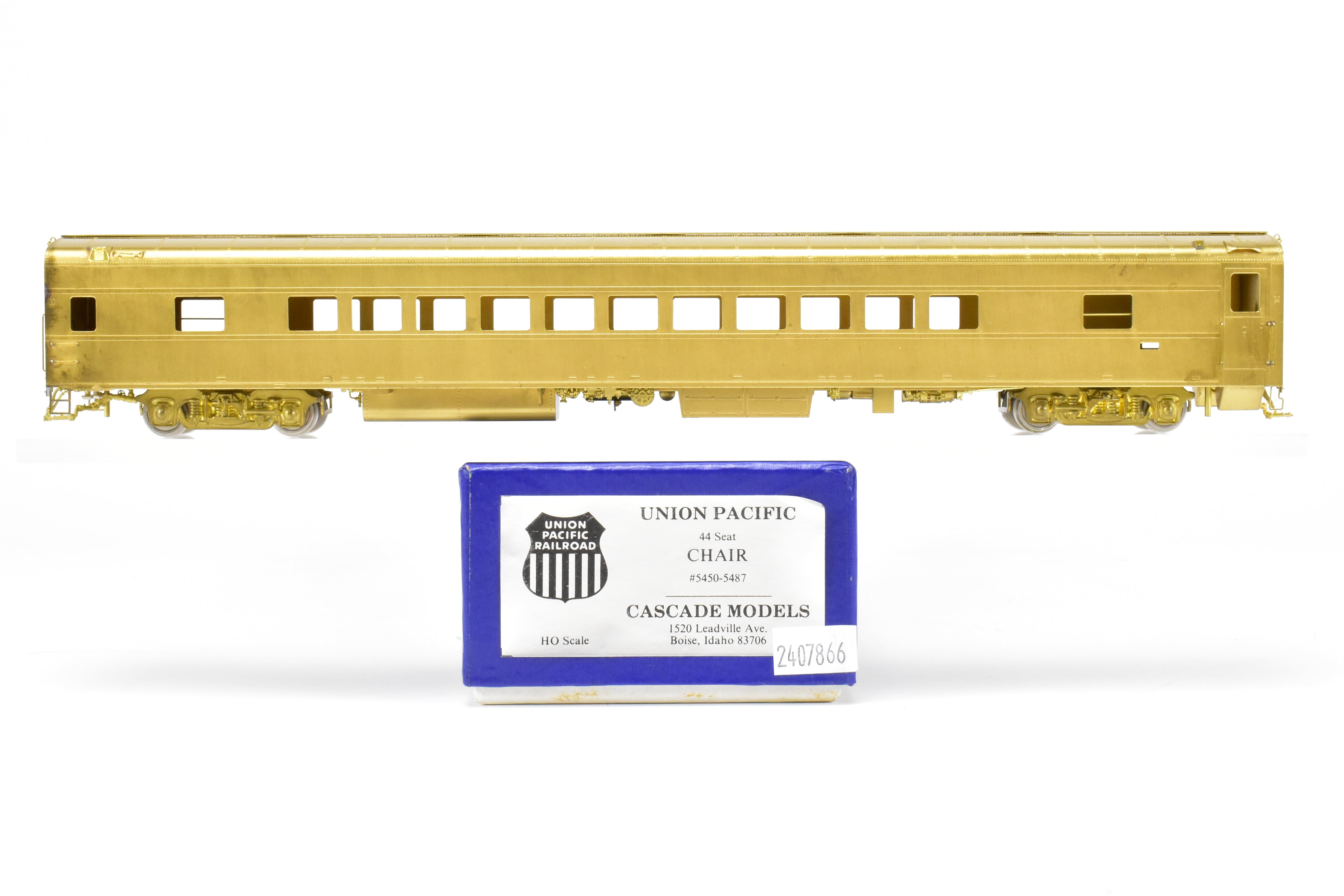 High - Quality HO Scale Brass Cascade Models Union Pacific (UP) ACF 1953 44 - Seat Chair Car Models Ranging from #5450 to #5487