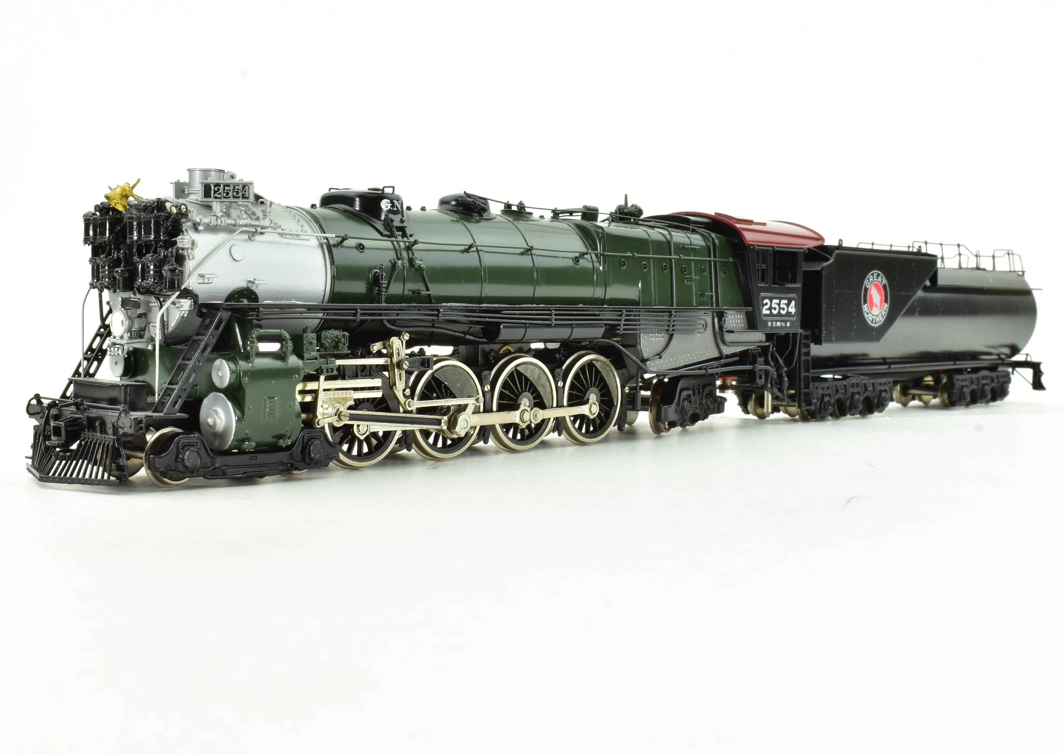 HO Scale Brass Model Train - Tenshodo Great Northern 4-8-4 Class S-1 FP Crown, 1979 Production Run