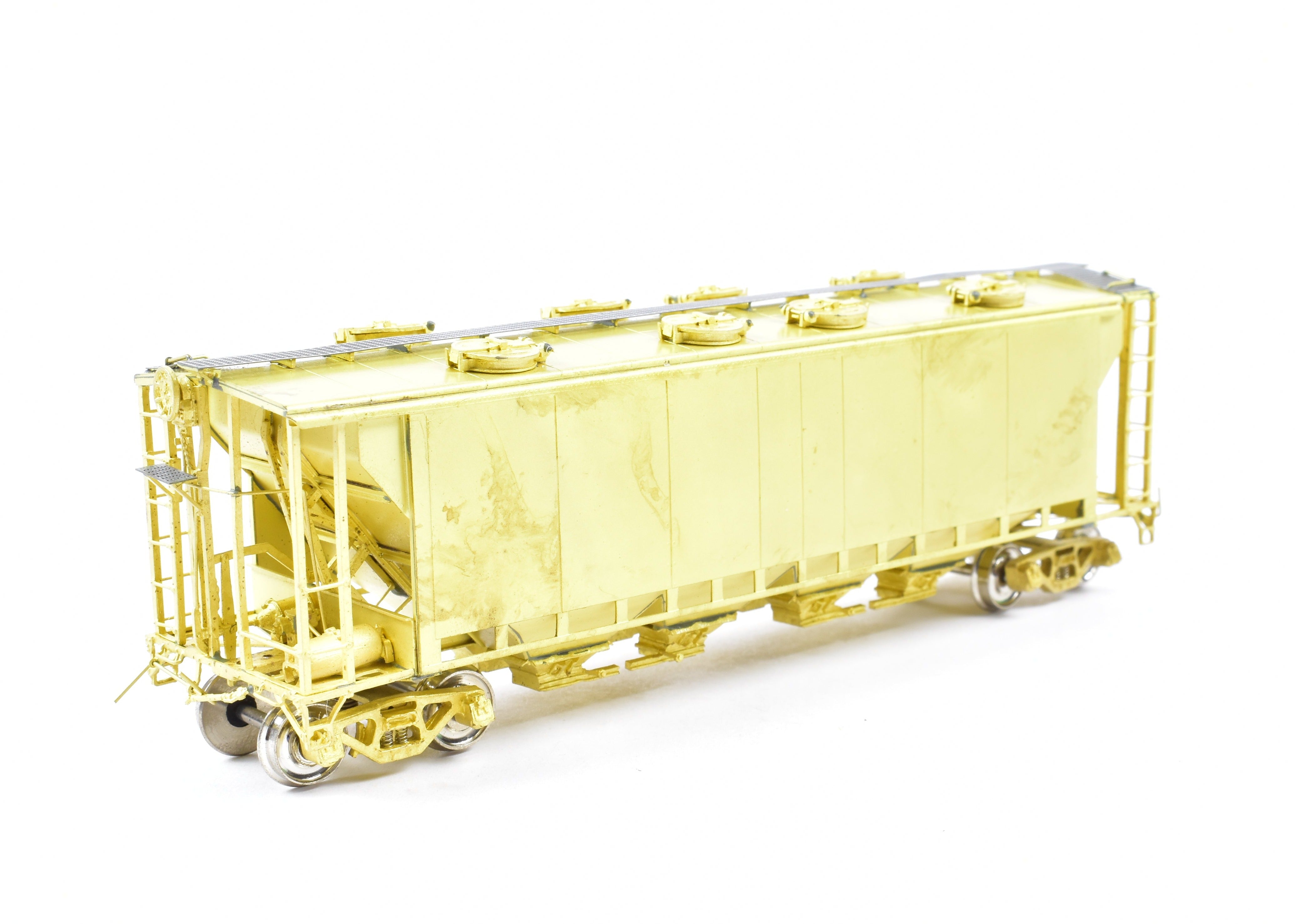 HO Scale Brass Canadian Pacific Slab Side Covered Hopper SC - 20 C194A Version Model by Overland Models, Inc. (OMI)