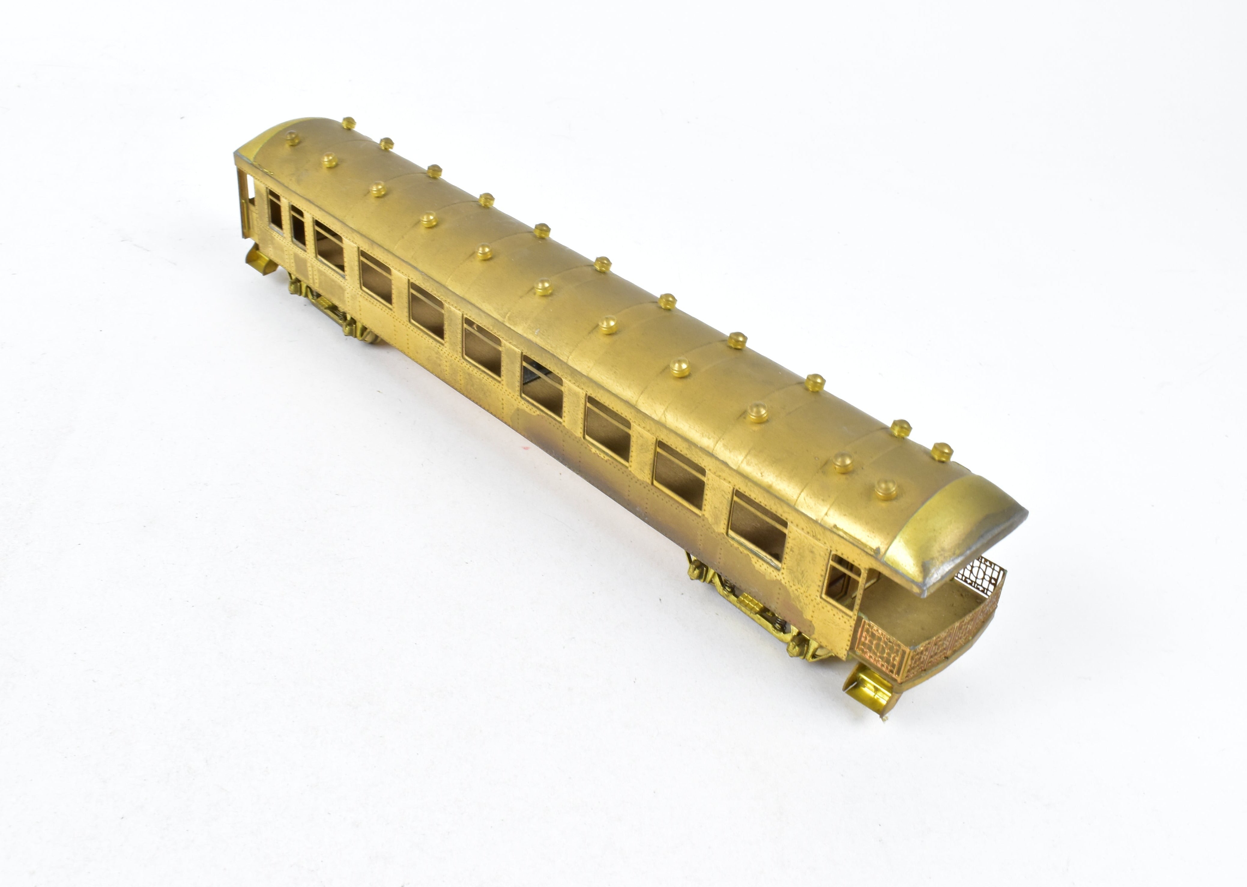 HO Scale Brass Ken Kidder Southern Pacific Harriman 60' Observation Car with PSC Trucks