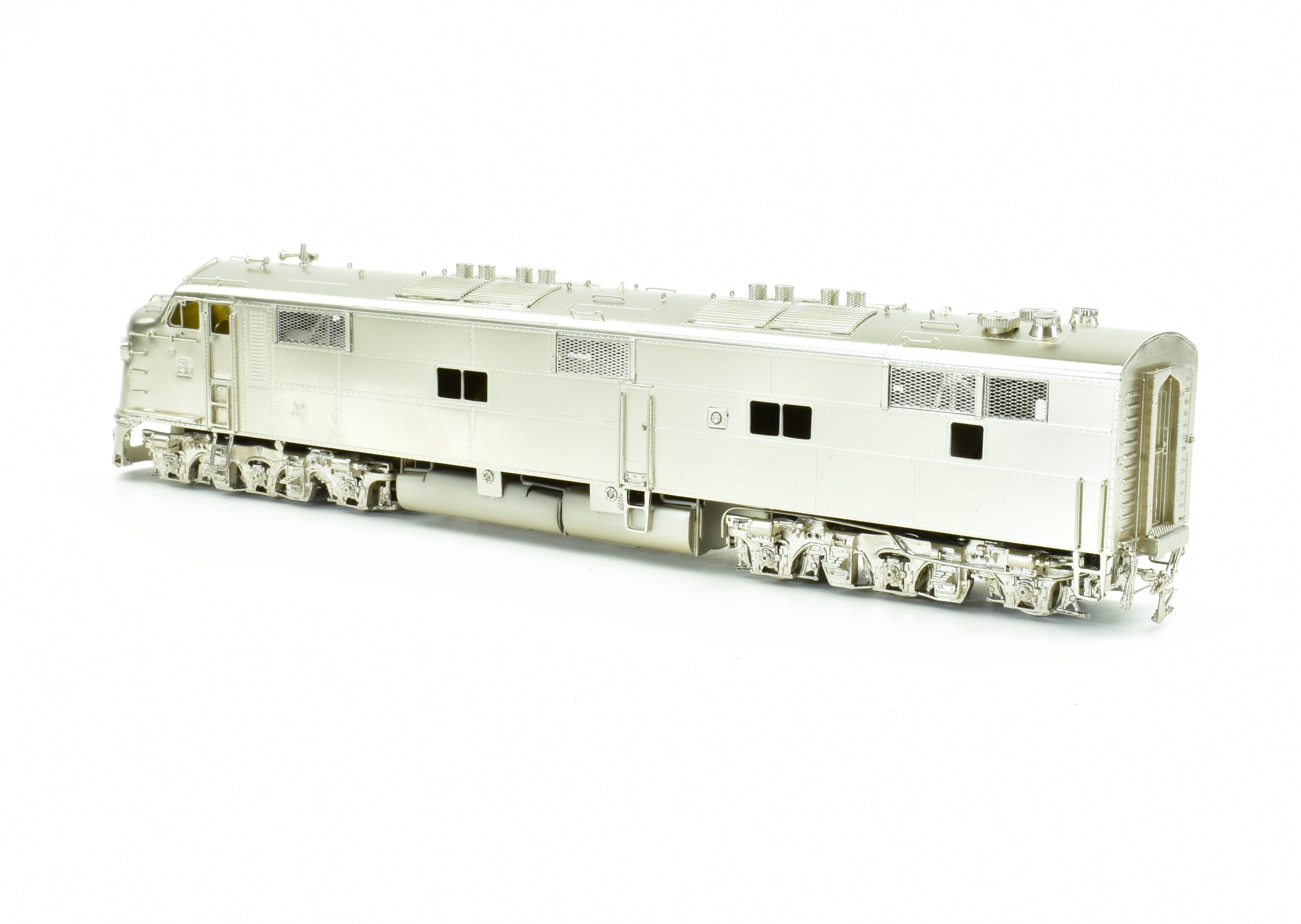 HO Scale Brass Model Train - Overland Models, Inc. CB&Q - Burlington Route EMD E7A Factory Plated Locomotive from 1966 Era