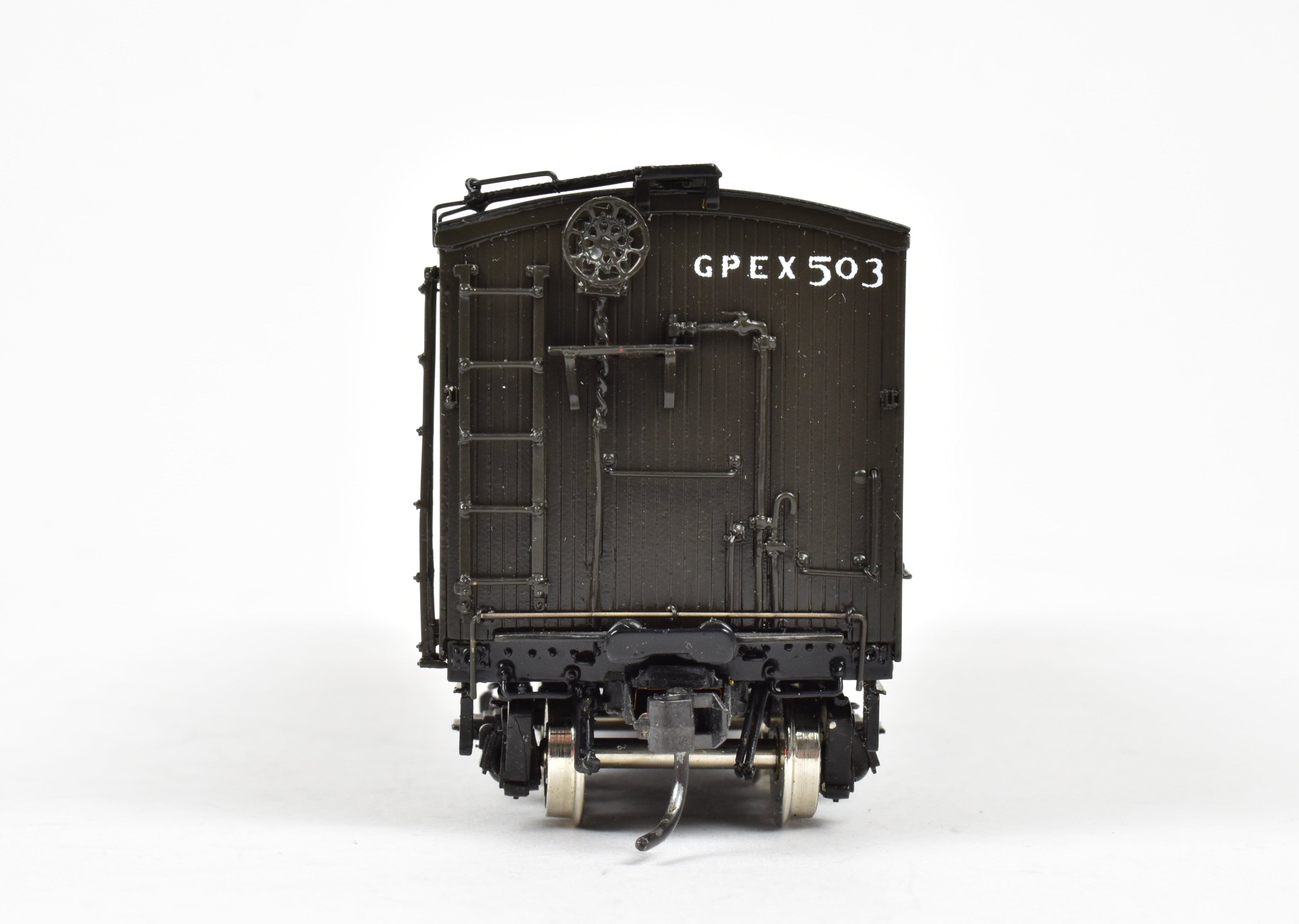 High - Quality HO Scale Brass Precision Scale Co. Model Train GPEX 41 - Foot Wood Sheath Milk Tank Car Hoods FP for Collectors