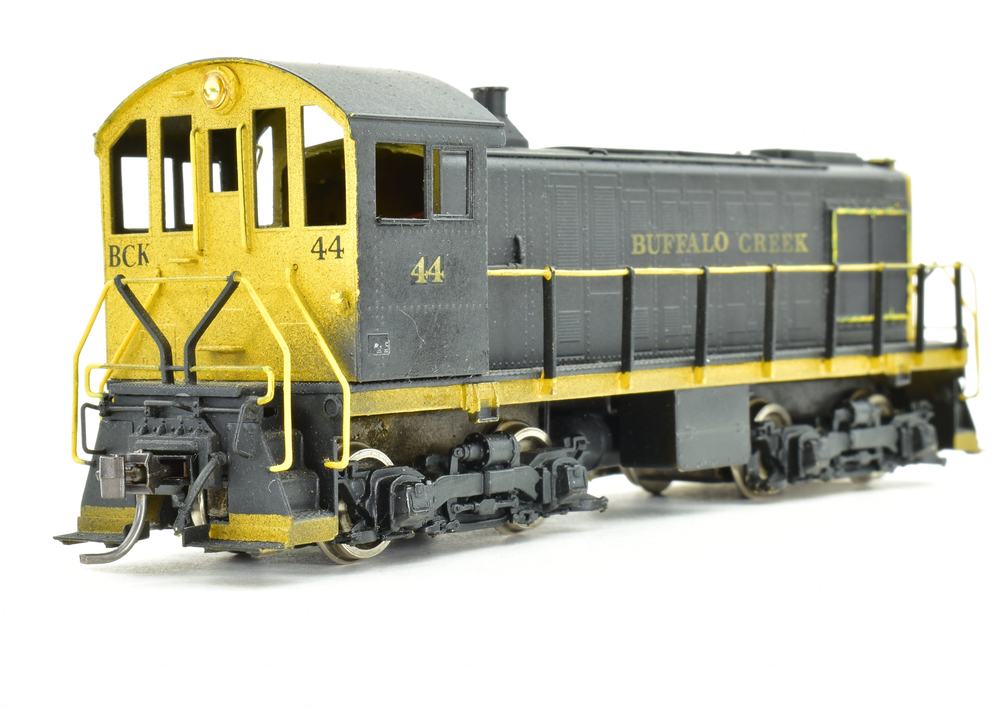 HO Scale Brass ALCO Models BCK - Buffalo Creek ALCO S - 2 Switcher Locomotive with Custom Painted Finish