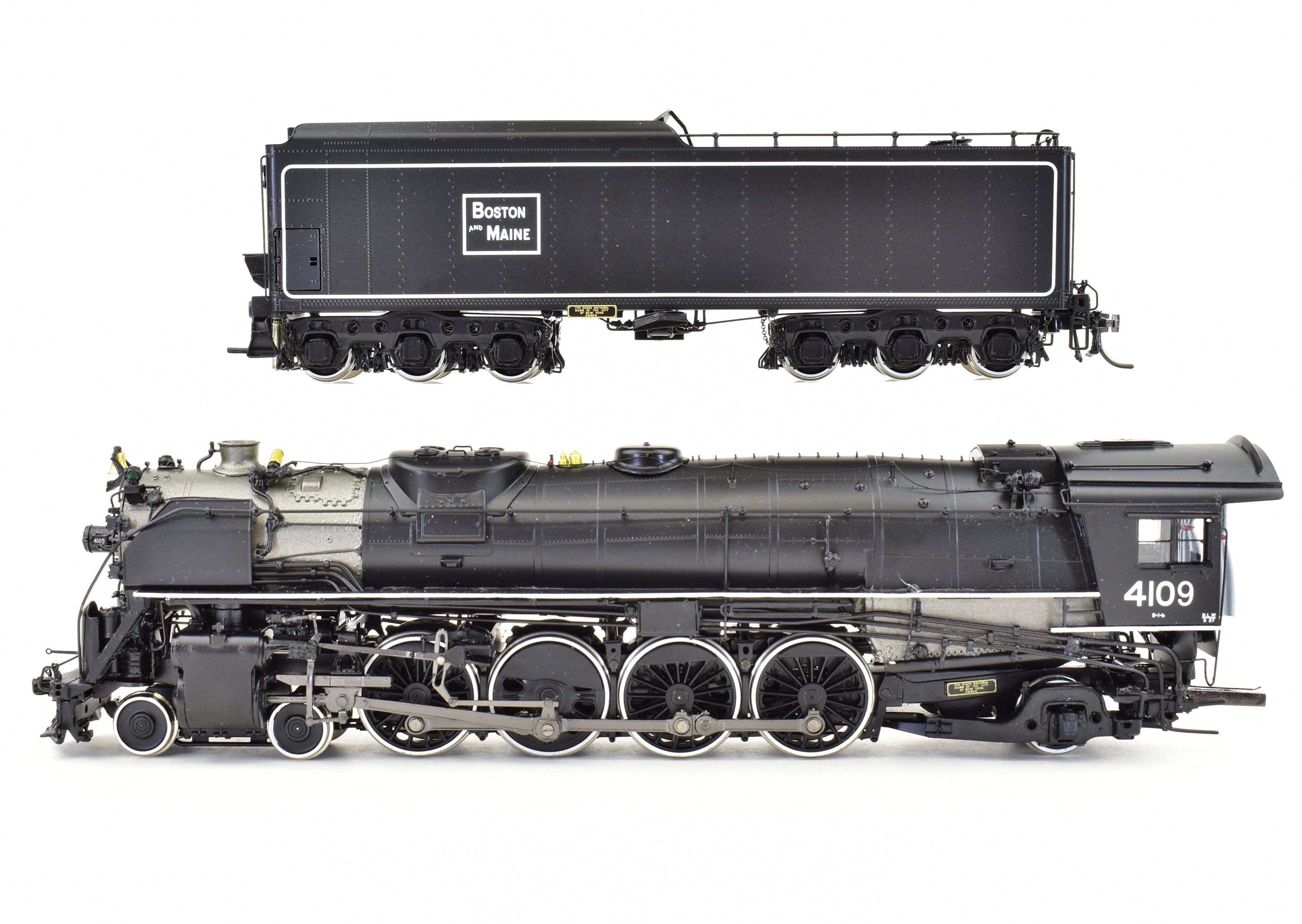 HO Scale Brass Precision Steam Locomotive - Precision Scale Co. B&M - Boston & Maine R - 1b 4 - 8 - 2 FP Model
