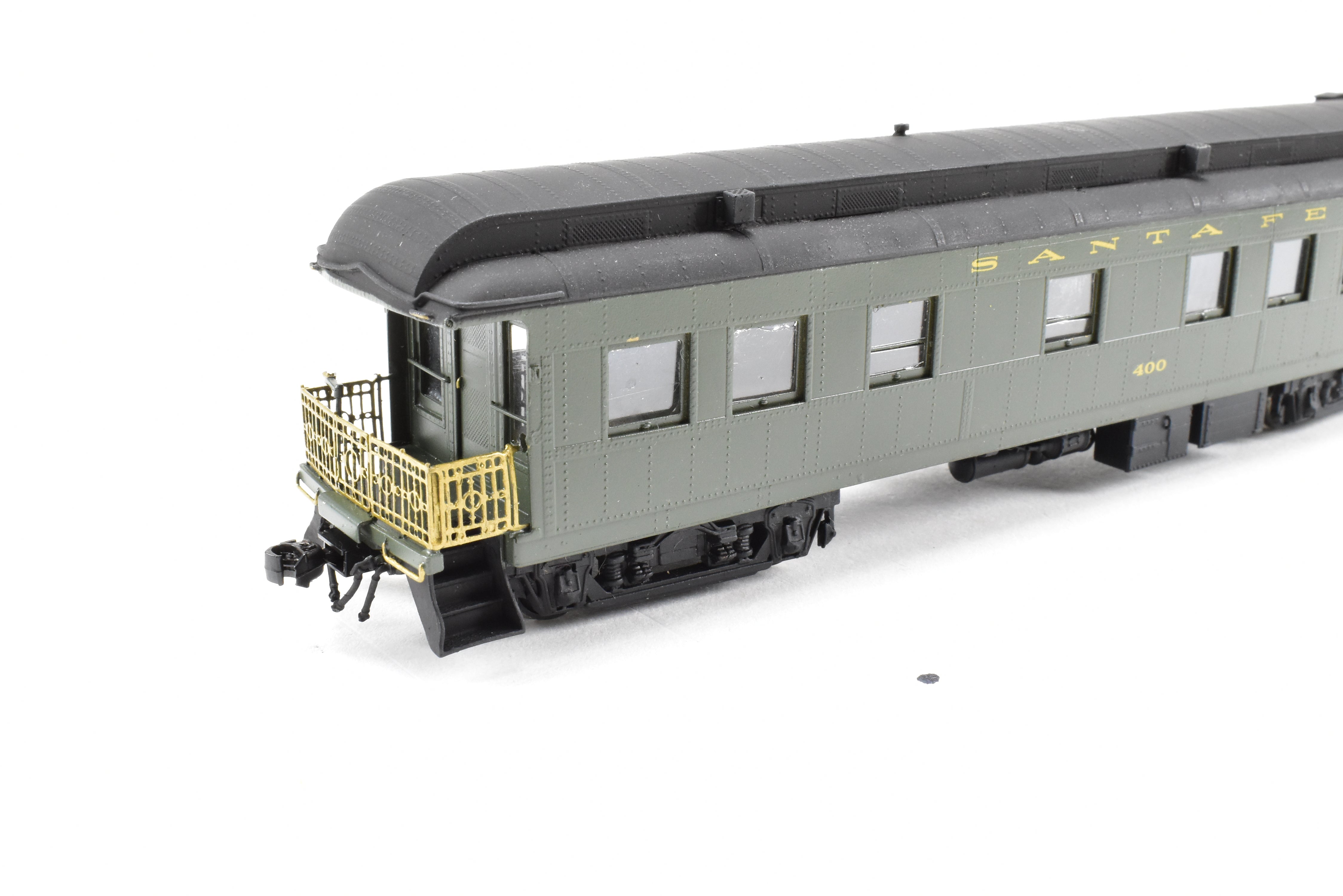 Custom Painted HO Brass Hallmark ATSF Santa Fe Superintendent's Business Car #400