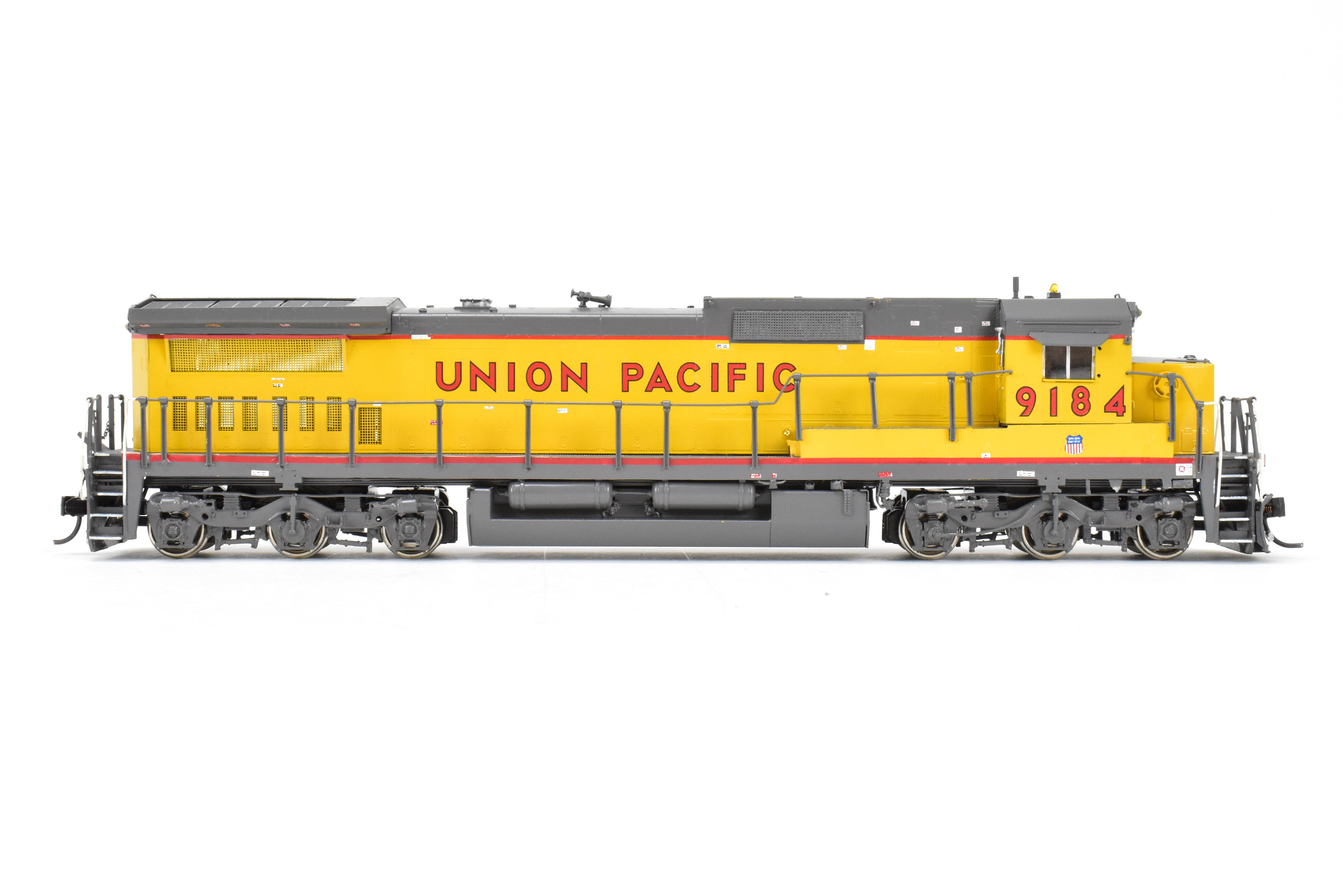HO Scale Brass Union Pacific GE Dash 8 - 40C Locomotive Model by Overland Models, Inc. Custom Painted with Road Number 9184
