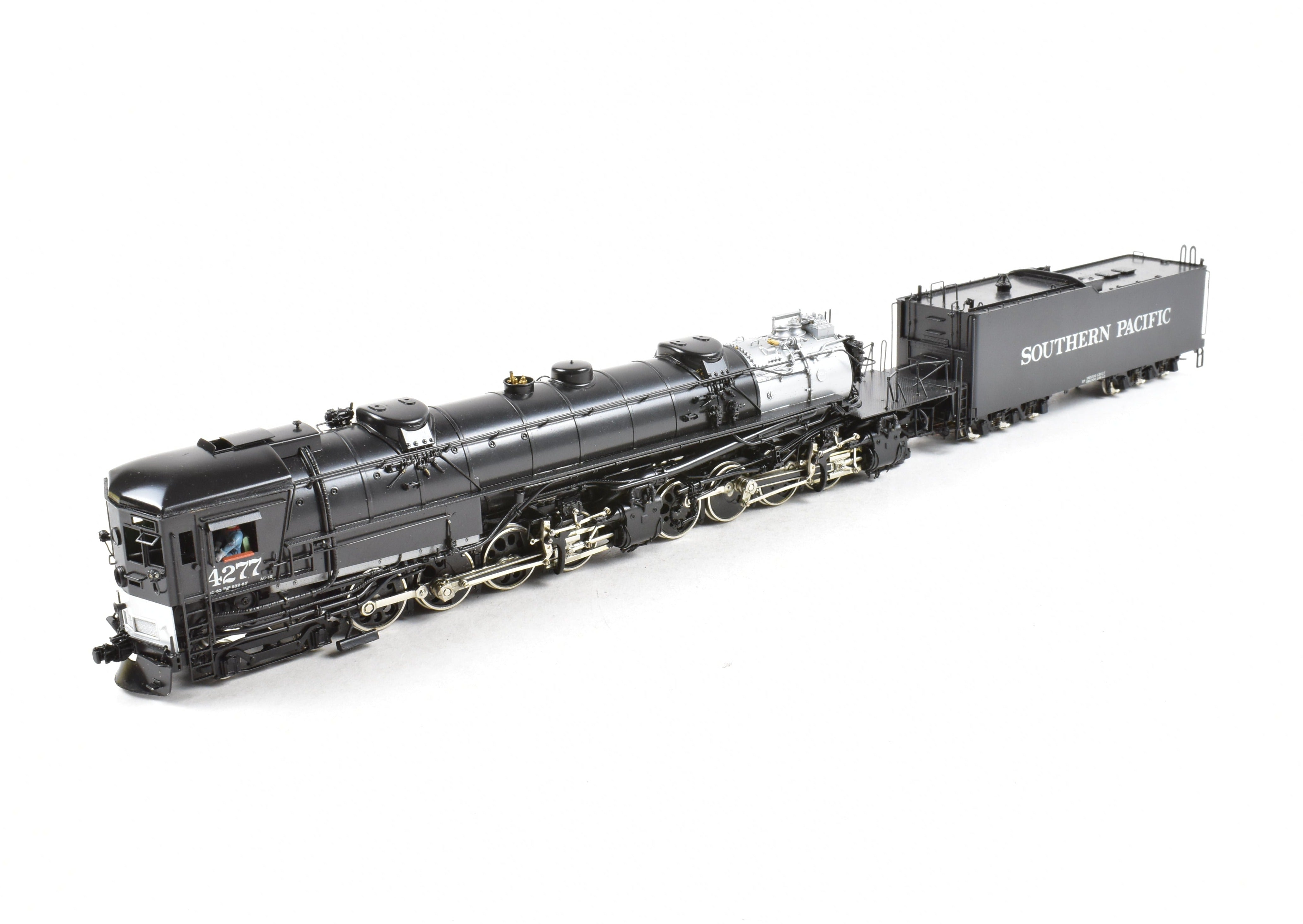 1974 HO Brass Tenshodo SP Southern Pacific AC - 12 4 - 8 - 8 - 2 Cab Forward No. 4277 Factory Painted Crown Model