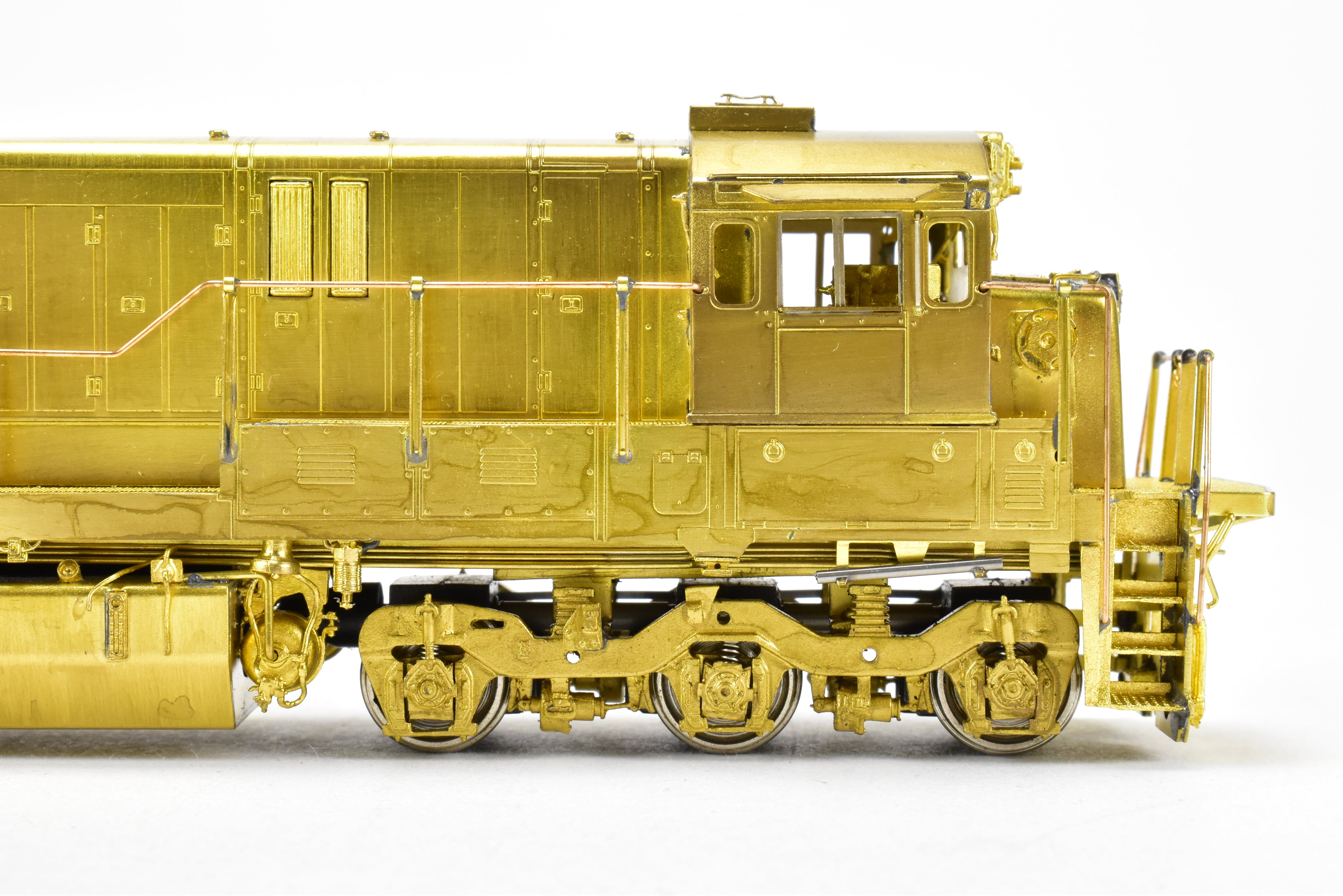 HO Brass OMI GE C30 - 7 Four - Window Cab Locomotive by Overland Models for BN/ATSF
