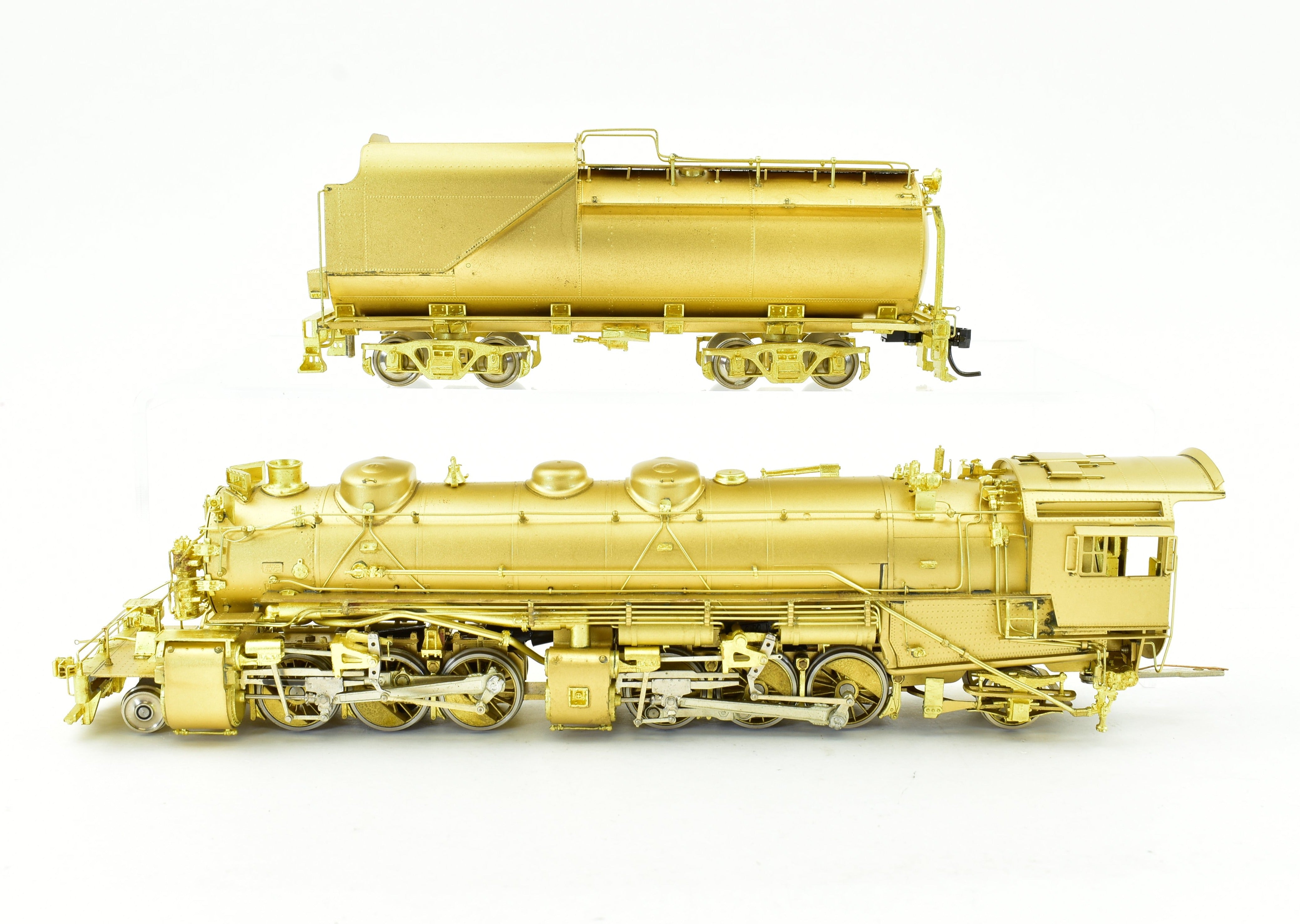 HO Scale Brass Key Imports Chesapeake & Ohio H-6 2-6-6-2 Mallet Steam Locomotive Model with 12VC Vanderbilt Tender