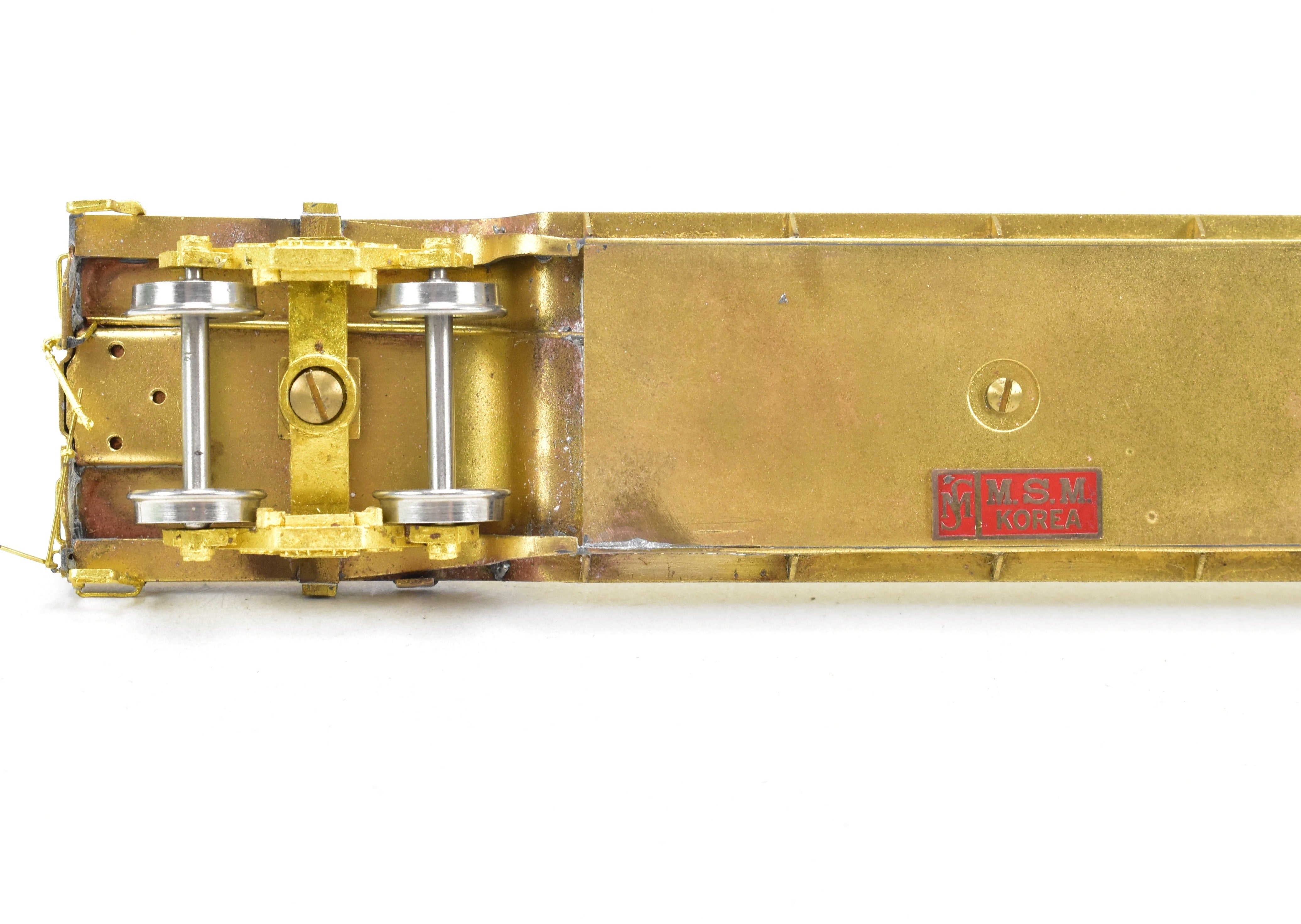 HO Brass 45' Depressed Center Flat Car by OMI - Various Roads