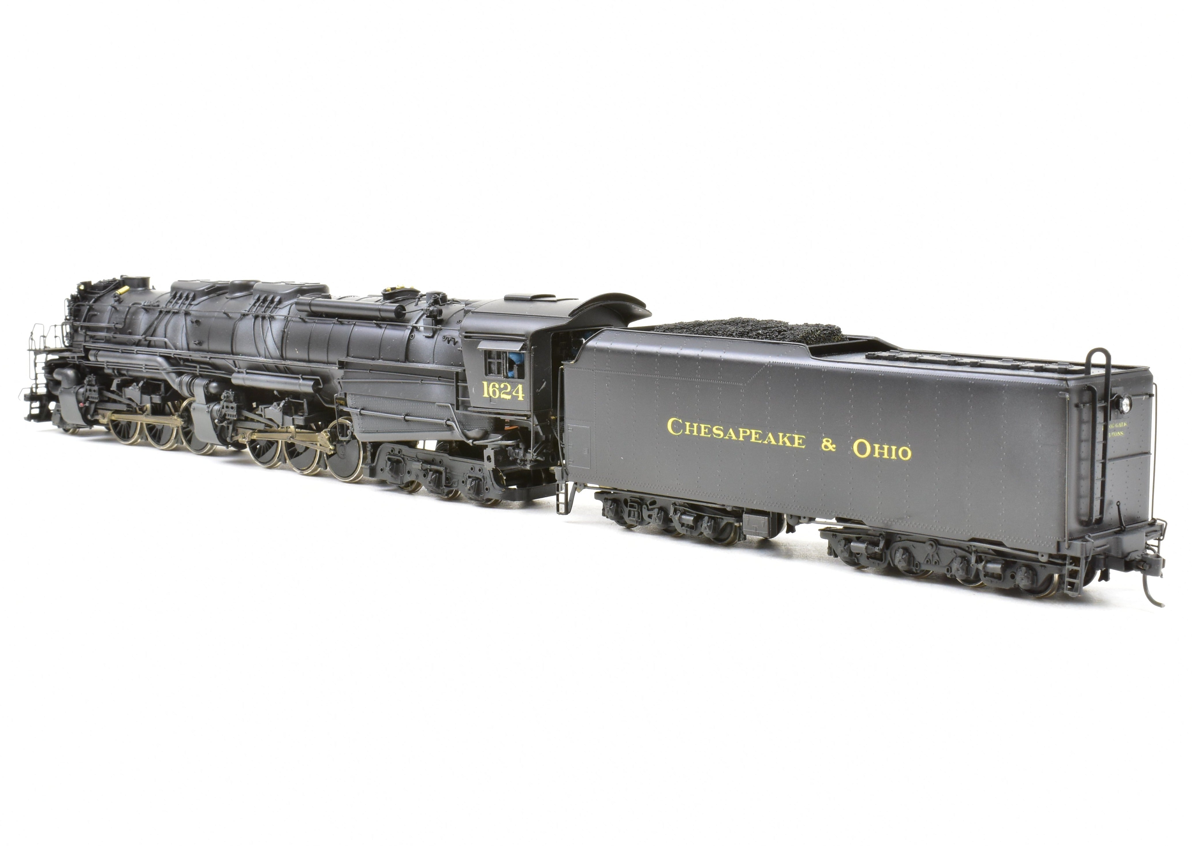 HO Scale Brass Key Imports C&O 2-6-6-6 Allegheny No. 1624 DCC & Sound