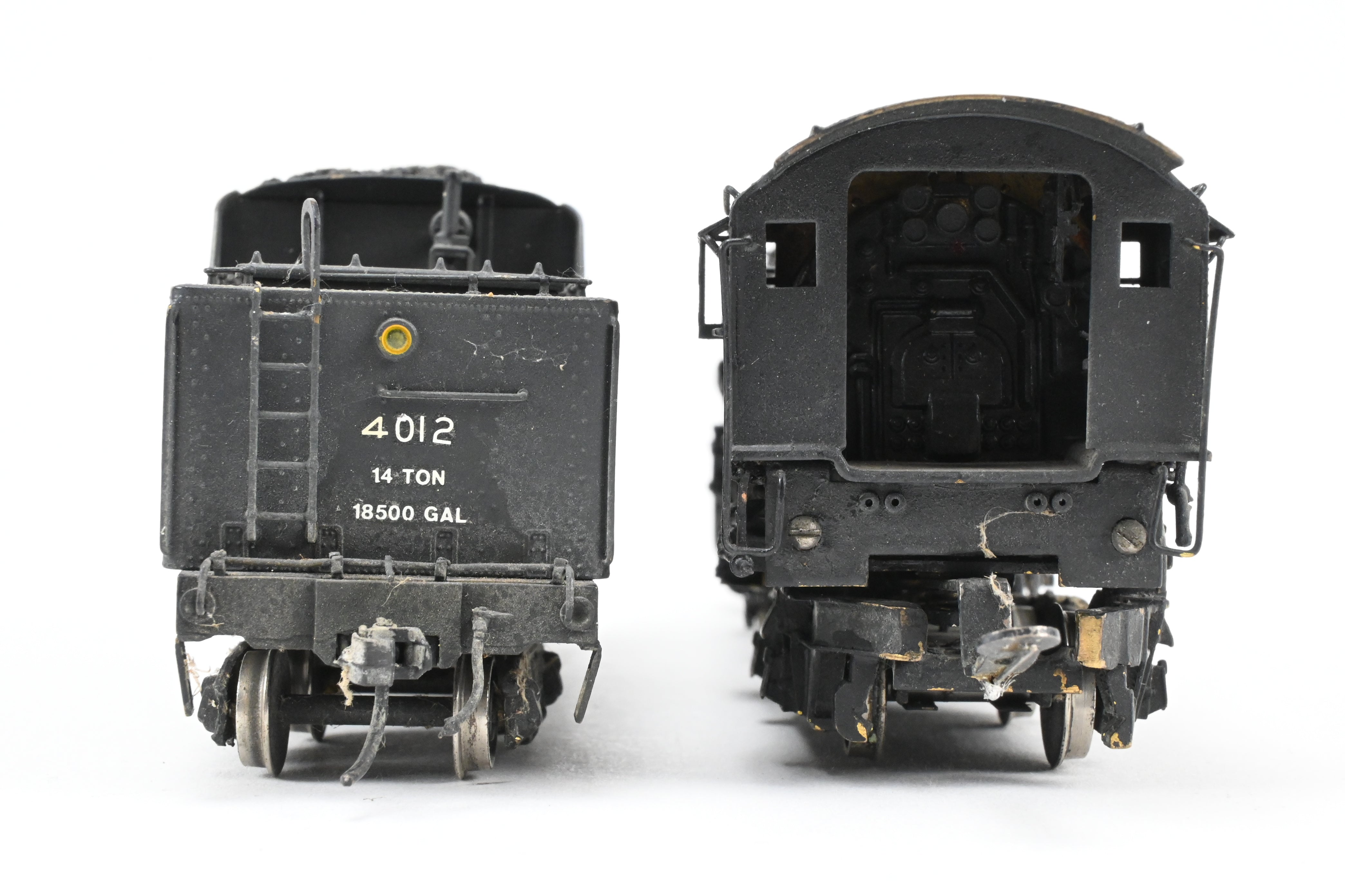 HO Scale Brass Westside Model Co. B&M - Boston & Maine 2-8-4 Class T-1a Berkshire Locomotive Model Custom Painted with No. 4012