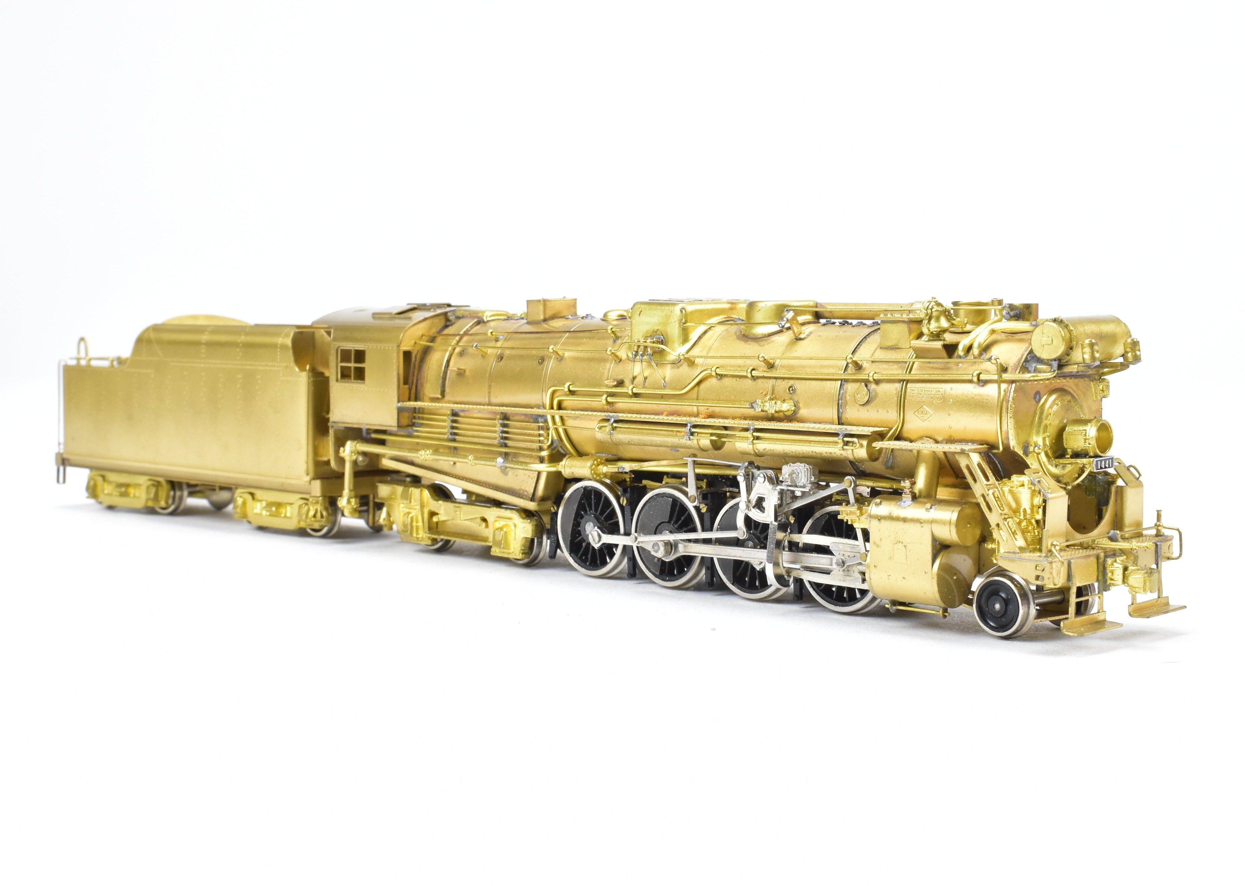 HO Scale Brass NPP Nickel - Plated Boston & Albany Class A - 1b 2 - 8 - 4 with Added Details