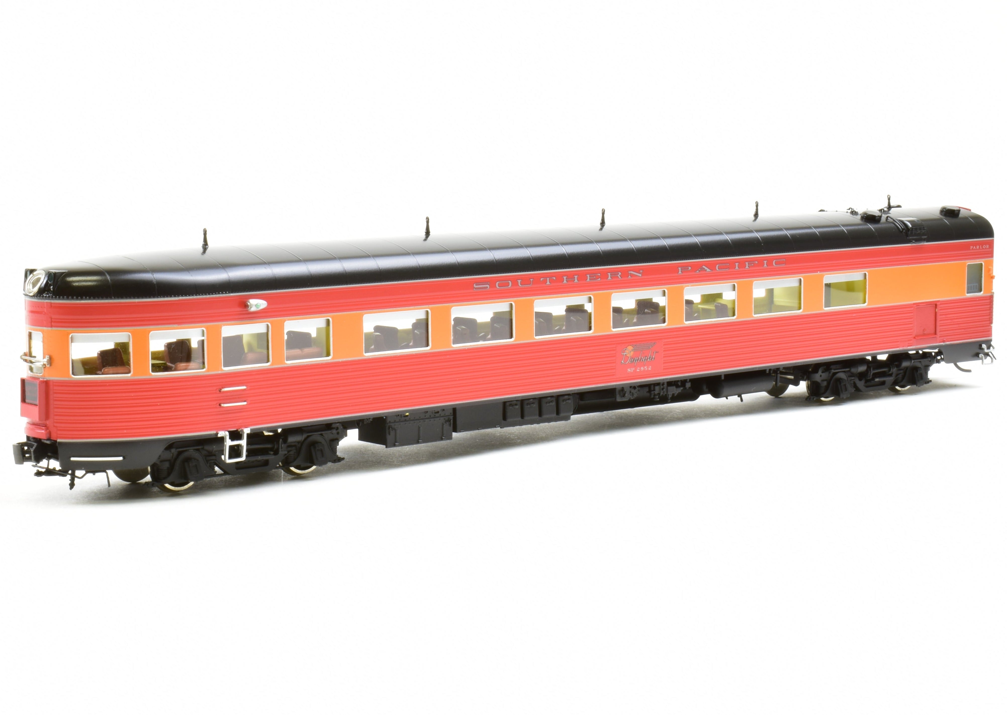HO Scale Brass Model Train CIL - Challenger Imports Southern Pacific 1955 Morning Daylight 10 - Car Set FP Collection