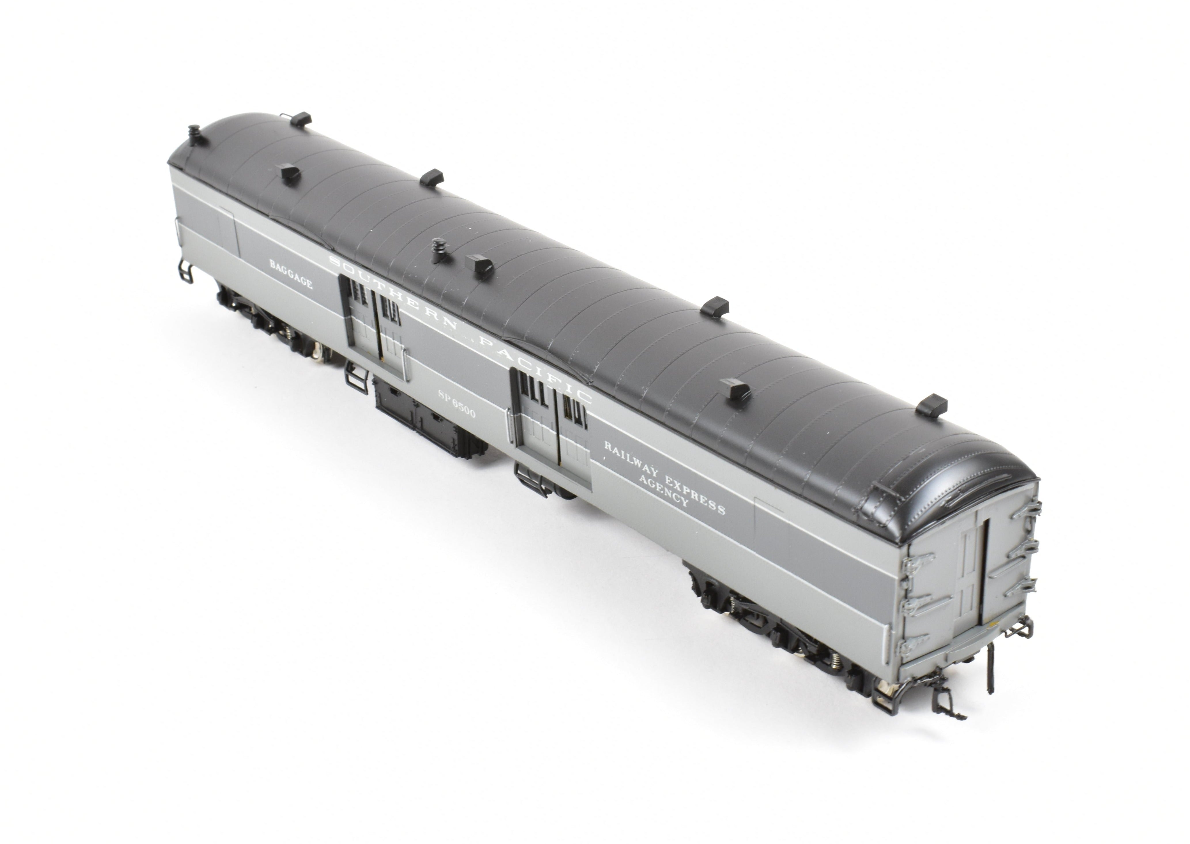 HO Scale Brass Model Train - Precision Scale Co. SP Southern Pacific Harriman Baggage/Auto Car 70 - BA - 5 FP No. 6500 for Model Train Enthusiasts