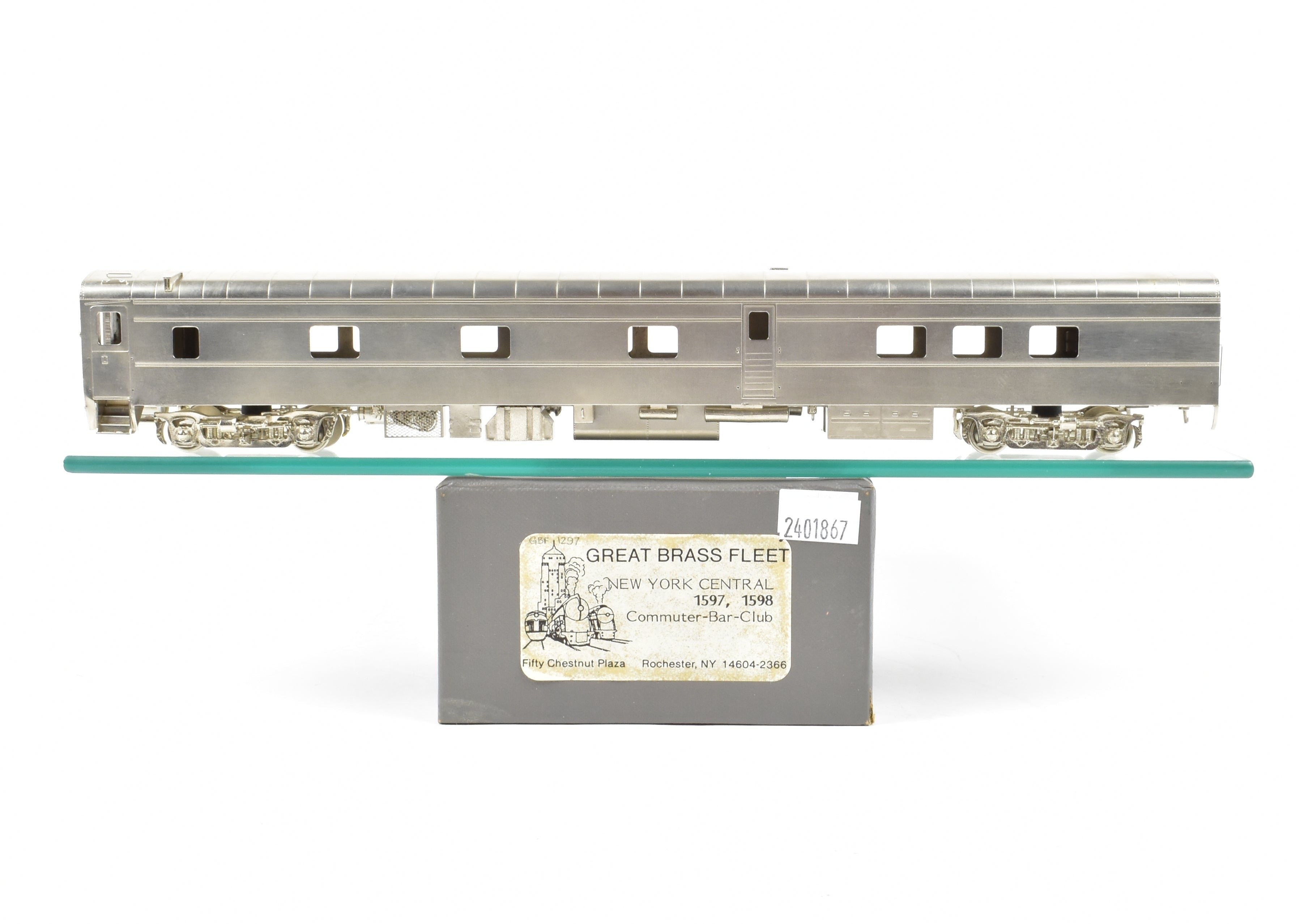 HO Scale Brass New York Central Commuter-Bar-Club 1597 - 1598 Model