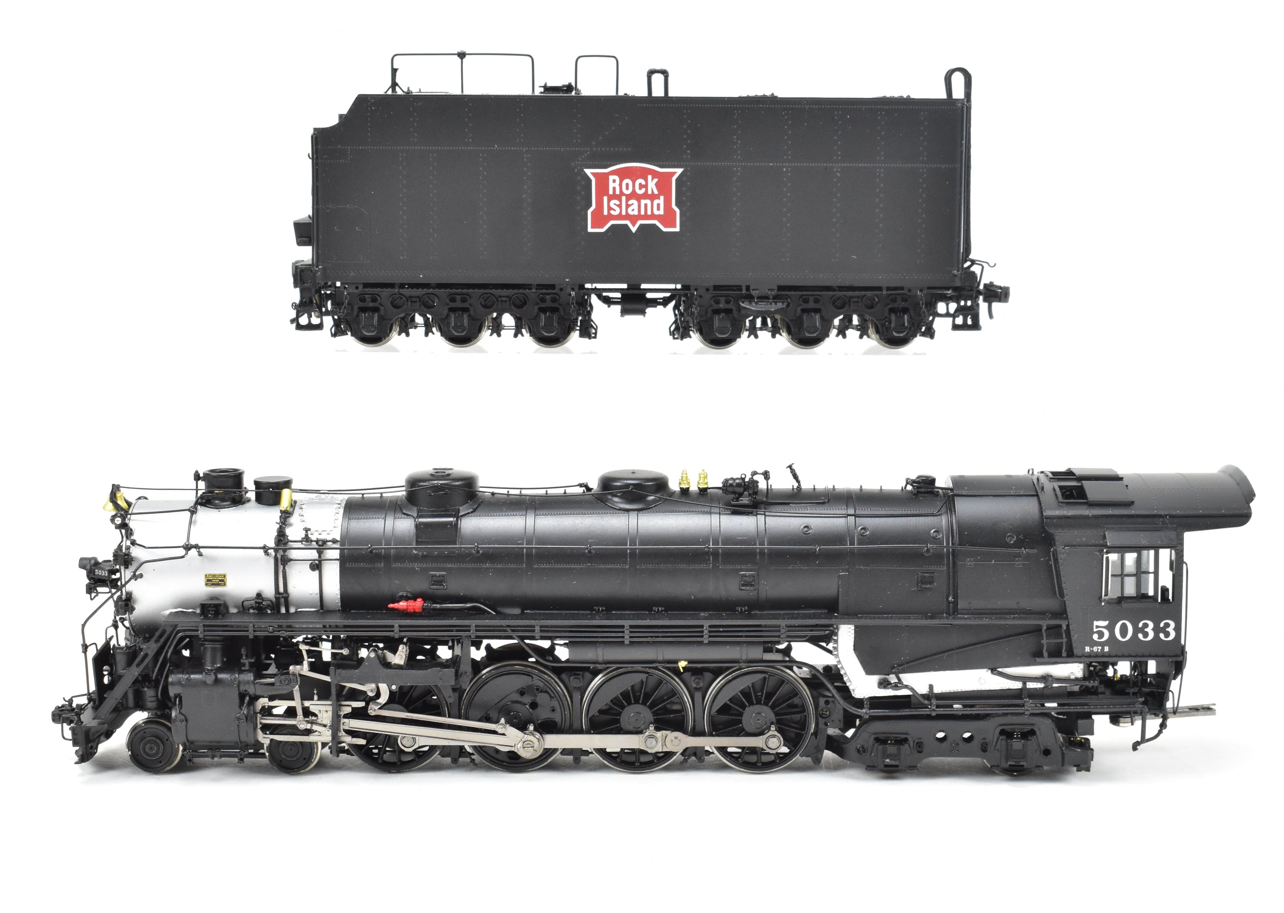 HO Scale Brass DVP Rock Island R-67 4-8-4 FP #5033 Oil Tender Model