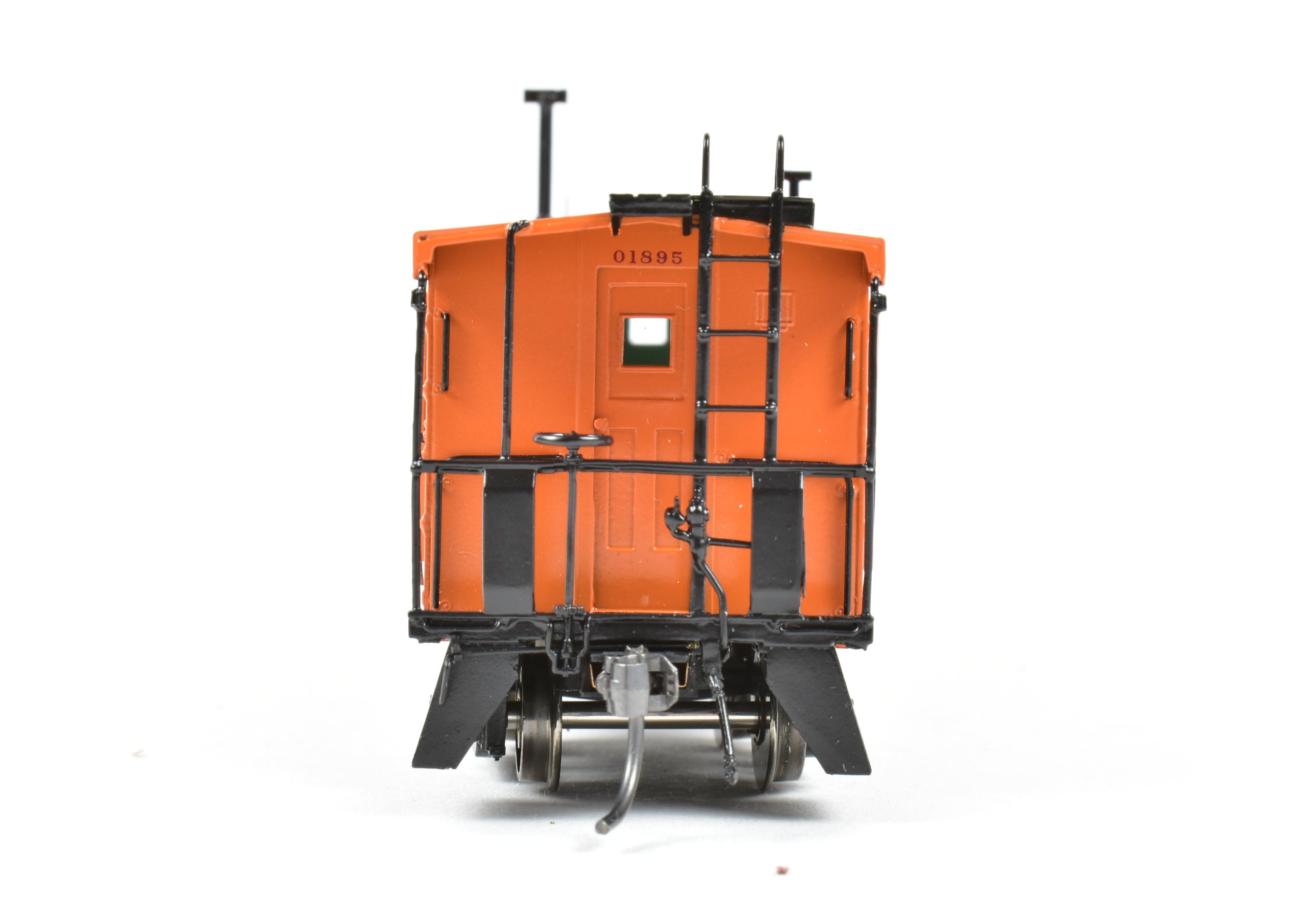 HO Scale Brass OMI - Overland Models, Inc. Milwaukee Road (CMSTP&P) Ribbed Side Caboose Model FP No. 01895