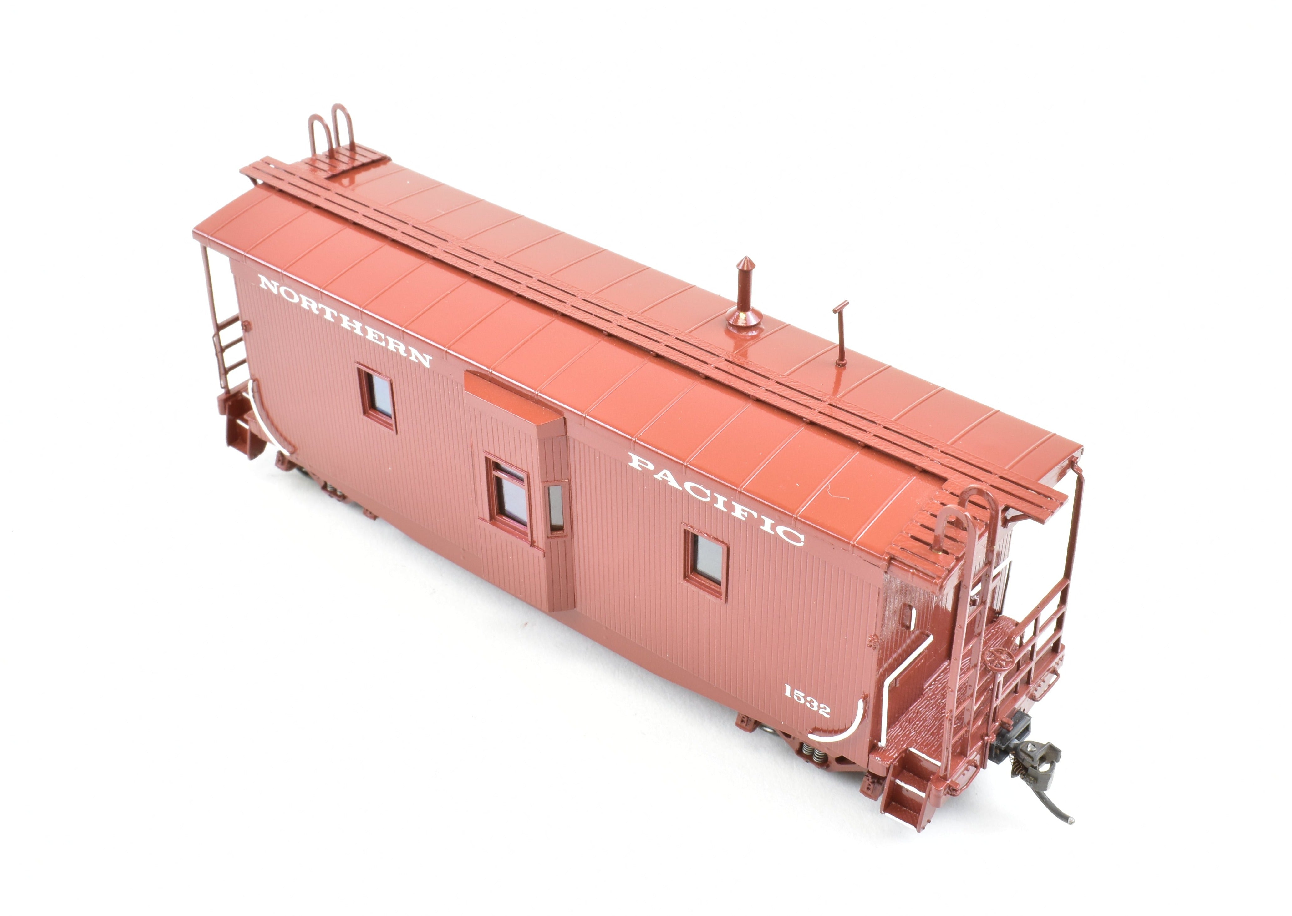 HO Brass OMI NP Northern Pacific Wood Bay Window Caboose Model No. 1532