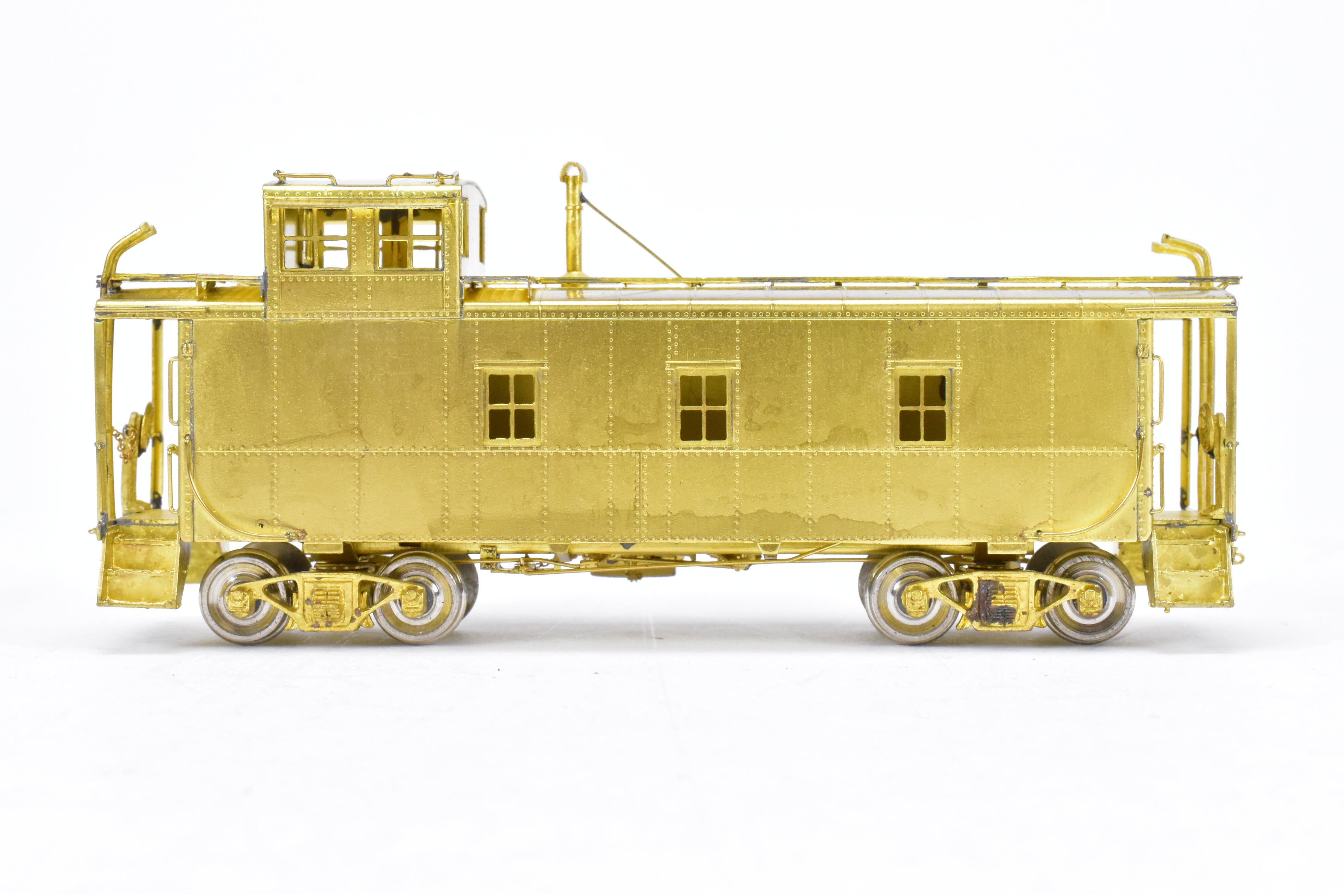 HO Brass OMI D&RGW 1400 Series Steel Caboose - Excellent for Steam & Diesel Eras