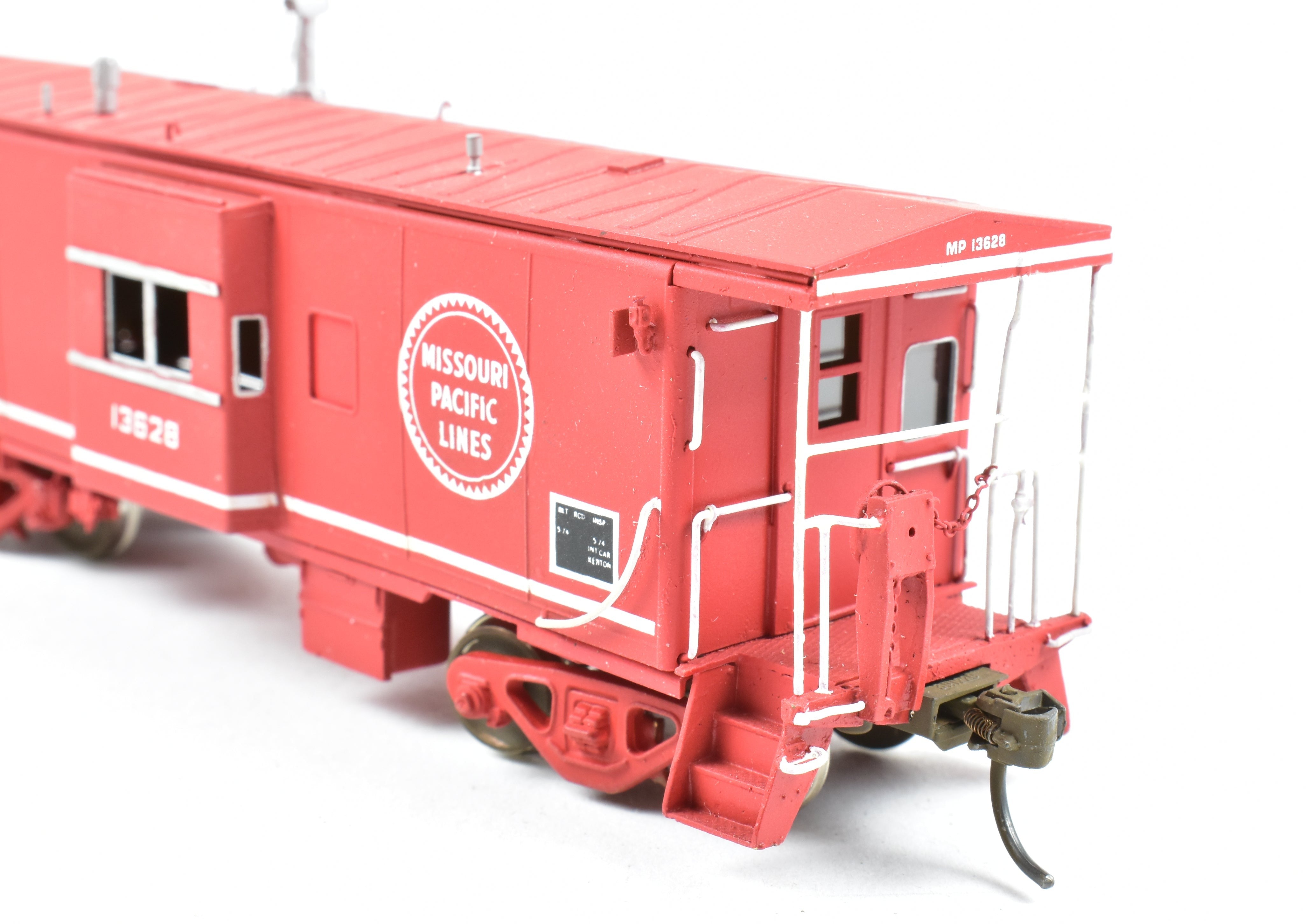 HO Brass OMI Western Pacific Bay Window Caboose Custom Painted for MP