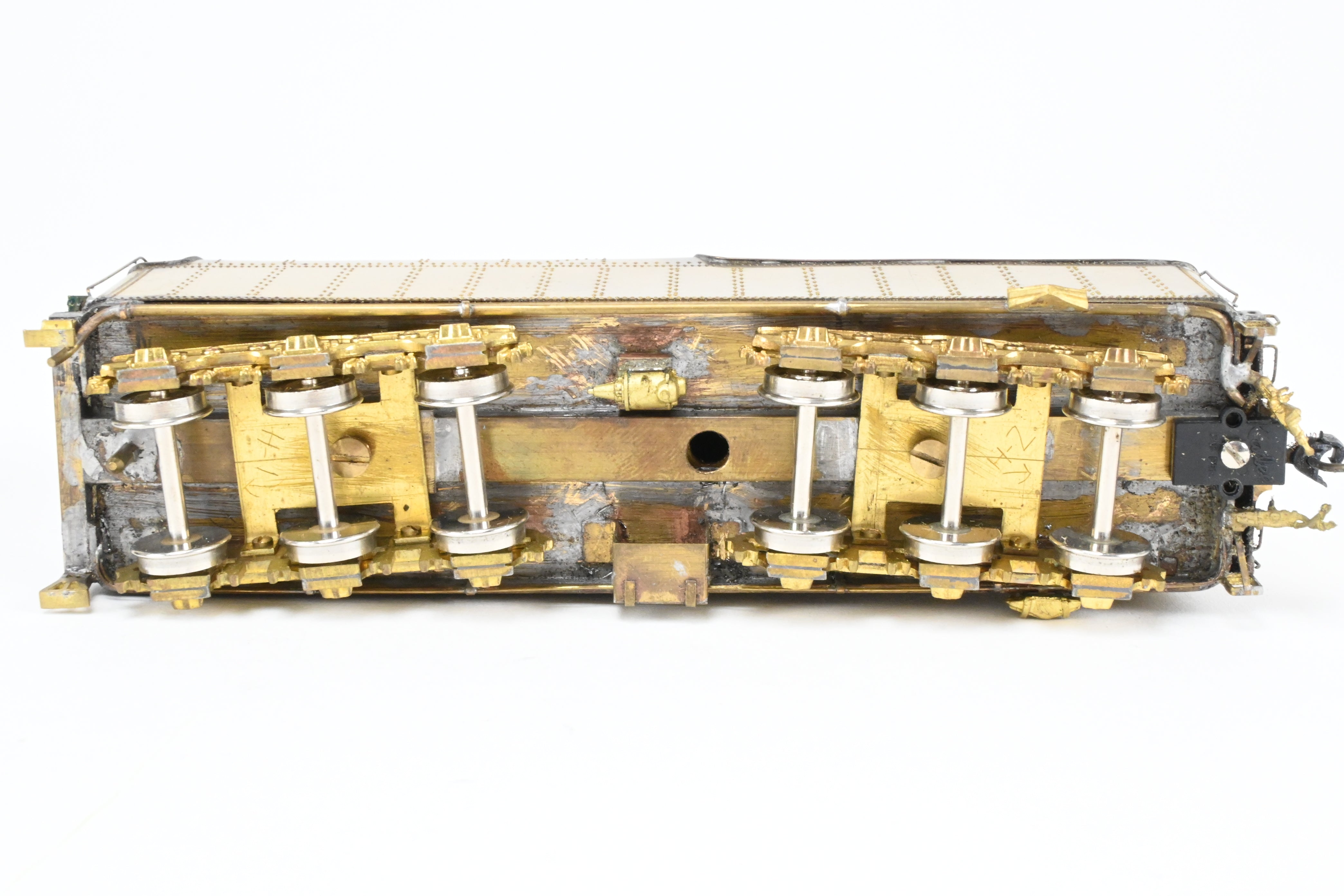 HO Scale Custom-Made Brass Model Train - Missouri Pacific 2100 Series 4-8-4 Locomotive, Specifically Built as No. 2104, a One-of-a-Kind Creation by Joe G. Collias