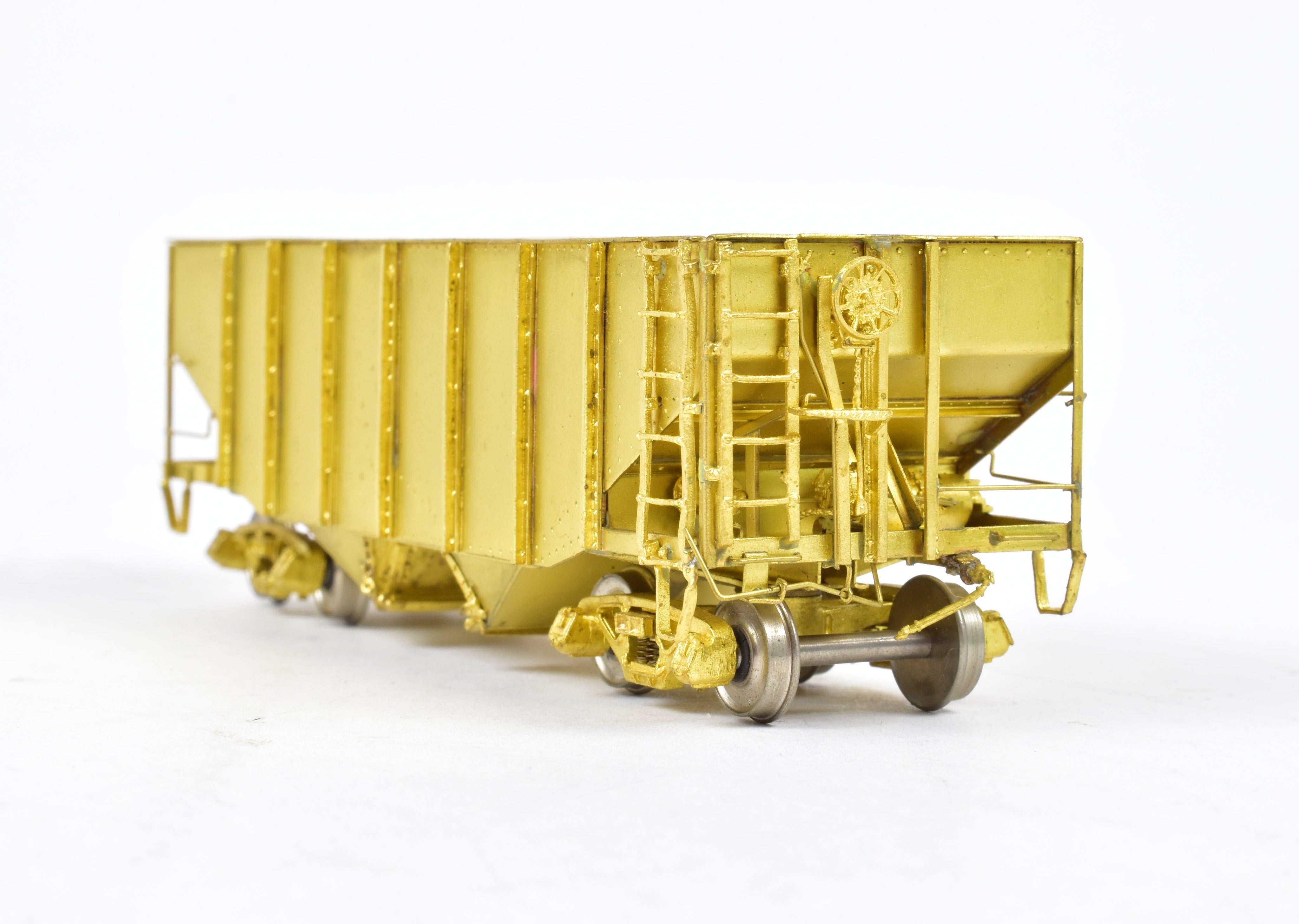 HO Scale Brass Western Maryland 55-Ton 2-Bay Hopper Car Model by Overland Models, Inc. (OMI)
