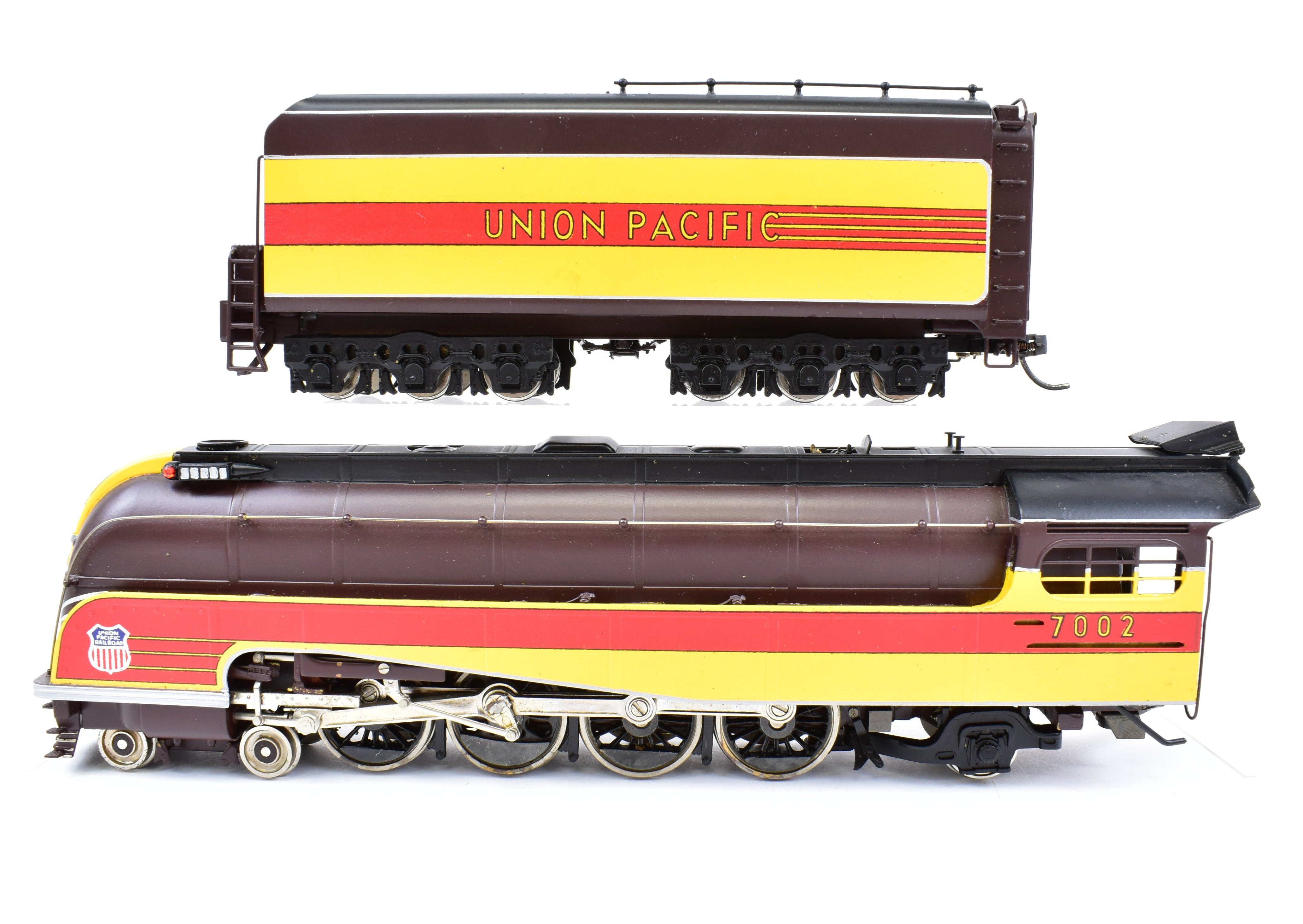 High - Quality HO Scale Brass Balboa Union Pacific 4 - 8 - 2 Steam Locomotive Model #7002 with Factory Painting
