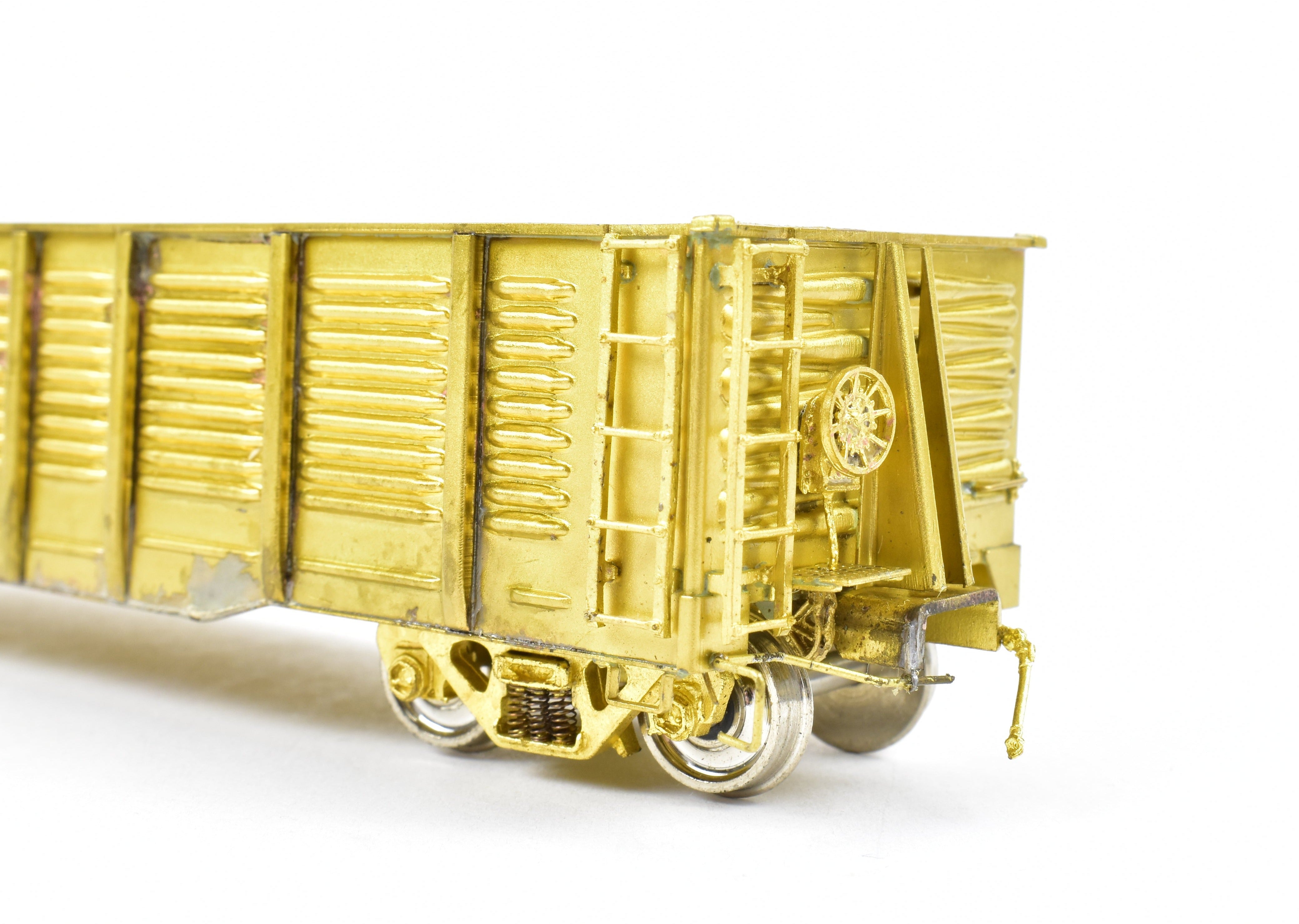 OMI Overland Models HO Brass ATSF - Santa Fe 100 Ton Gondola Model