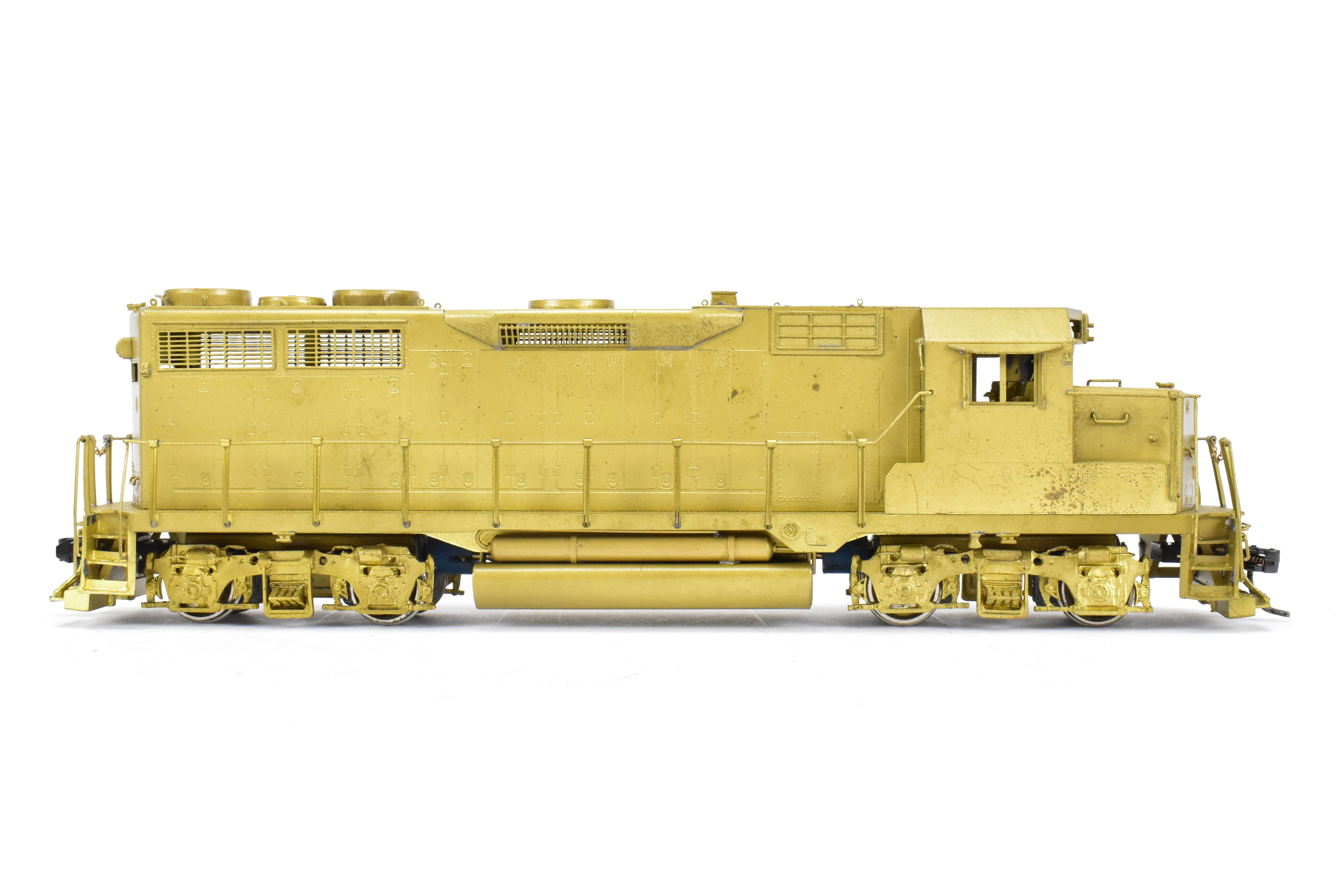 HO Scale Brass Model Train - Overland Models Inc. EMD GP35 Locomotives with Dynamic Brakes and High Headlight for Various Railroad Lines