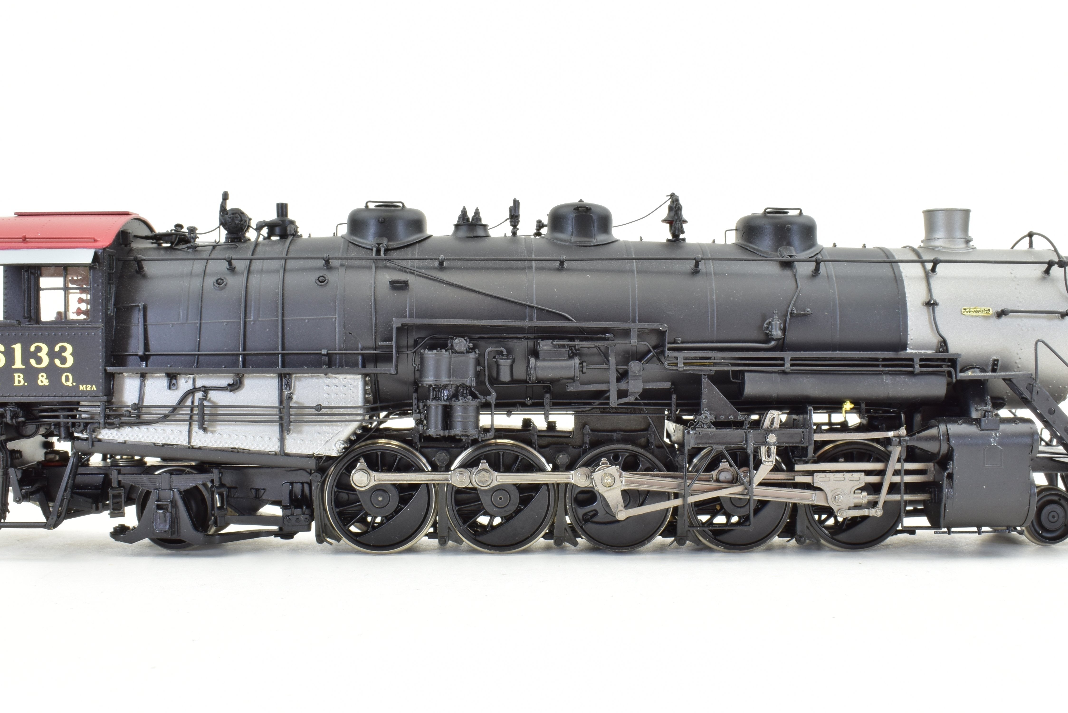 High - Quality HO Scale Brass Steam Locomotive CON CIL - Challenger Imports CB&Q - Burlington Route Class M2A 2 - 10 - 2 FP #6133 Model