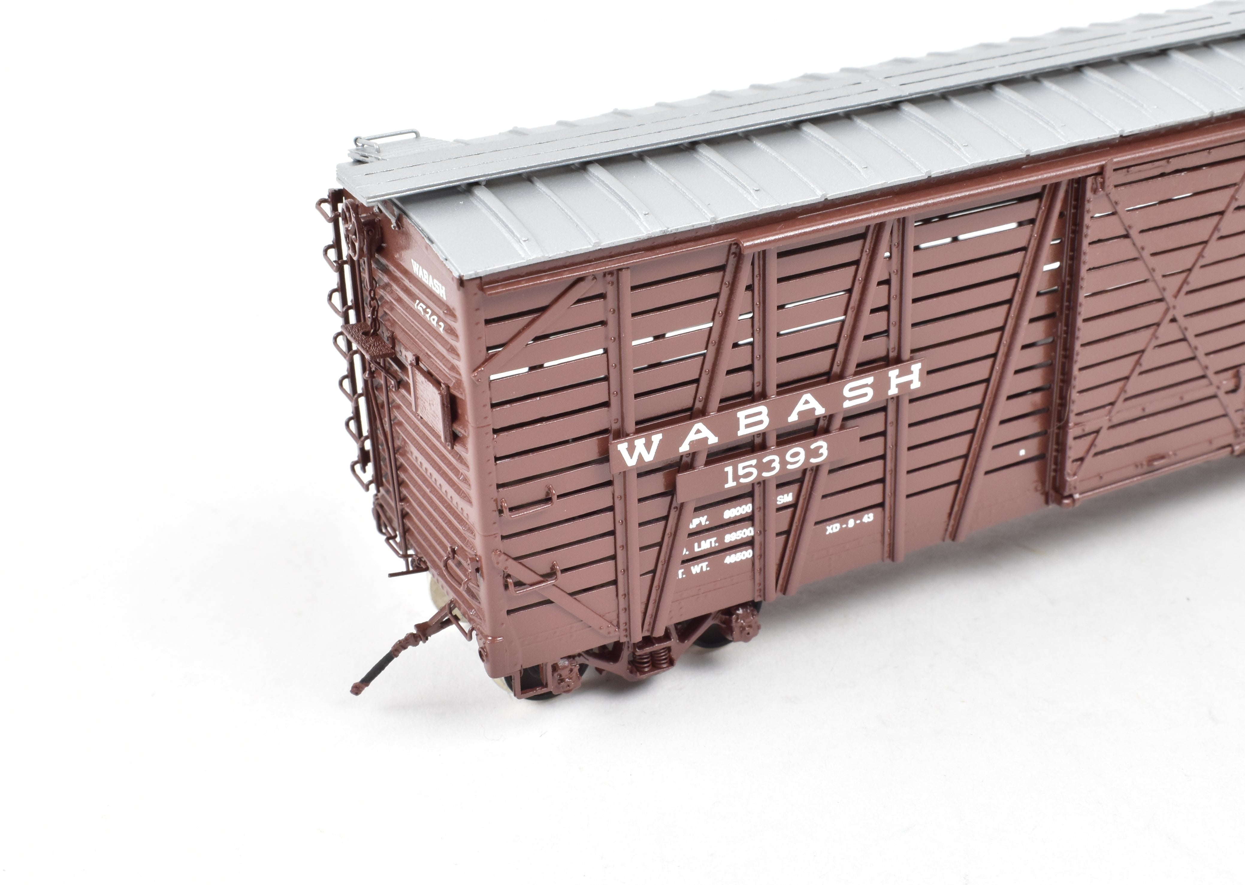HO Brass OMI Overland Models Wabash Stock Car Factory-Painted, Like New