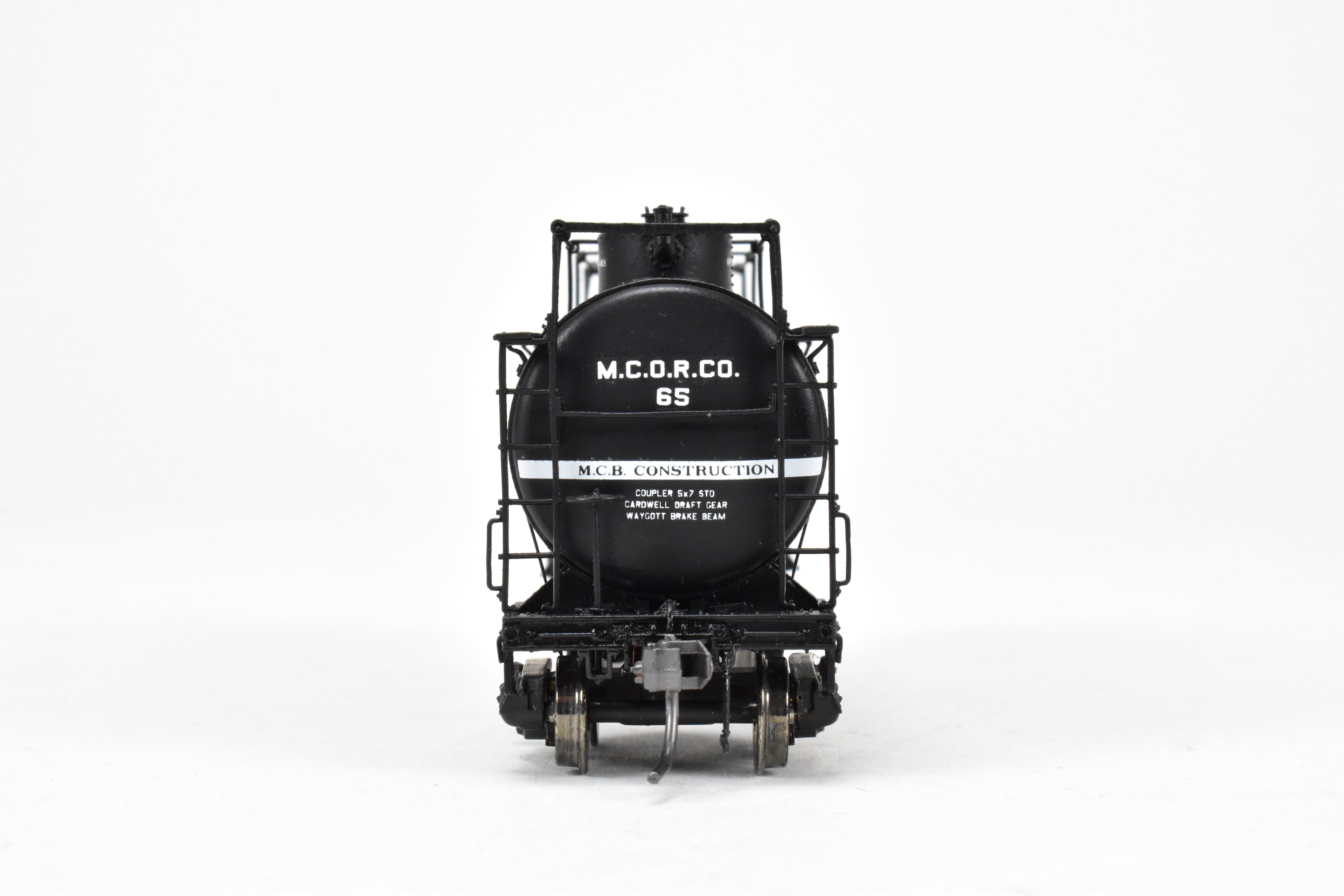 HO Scale Brass Model Train W&R Enterprises Various Roads AC&F 10,000 Gallon 3-Dome Tank Car Featuring High Walkway and Custom Paint by The Mid Continent Oil Refining Co.