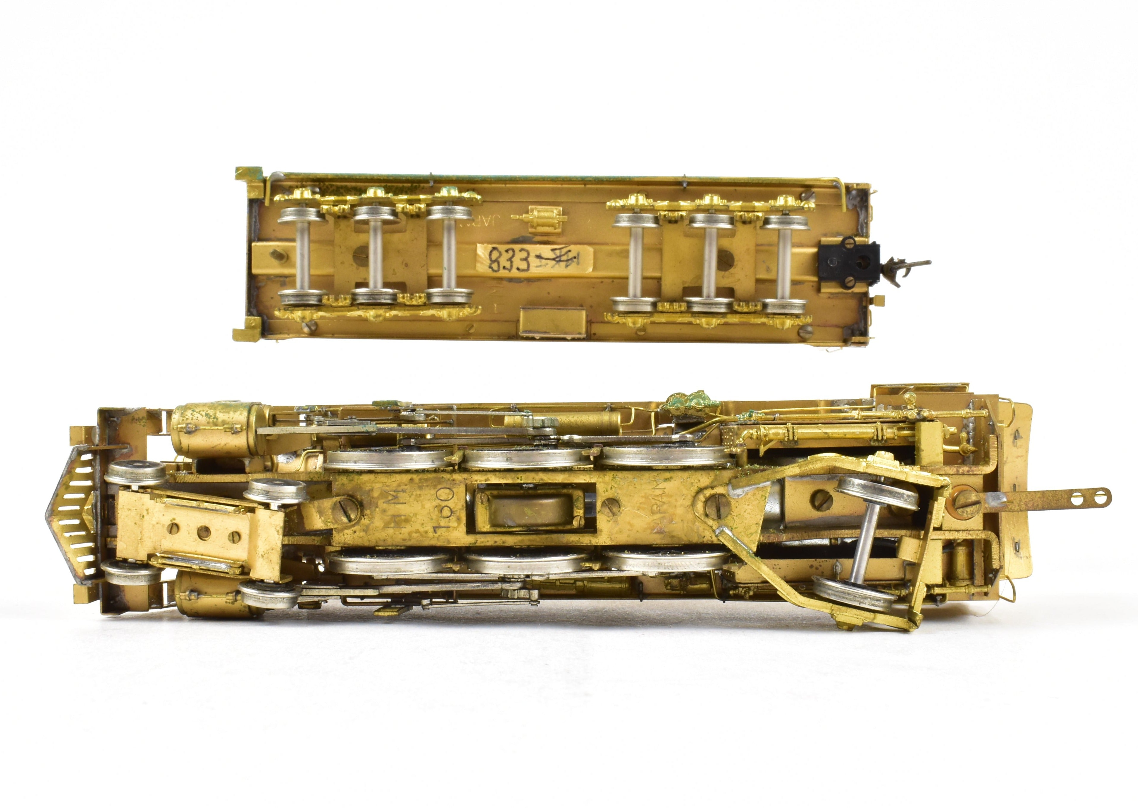 HO Scale Brass Hallmark Models Missouri Kansas Texas 4-6-2 H-3A Pacific Steam Locomotive Model