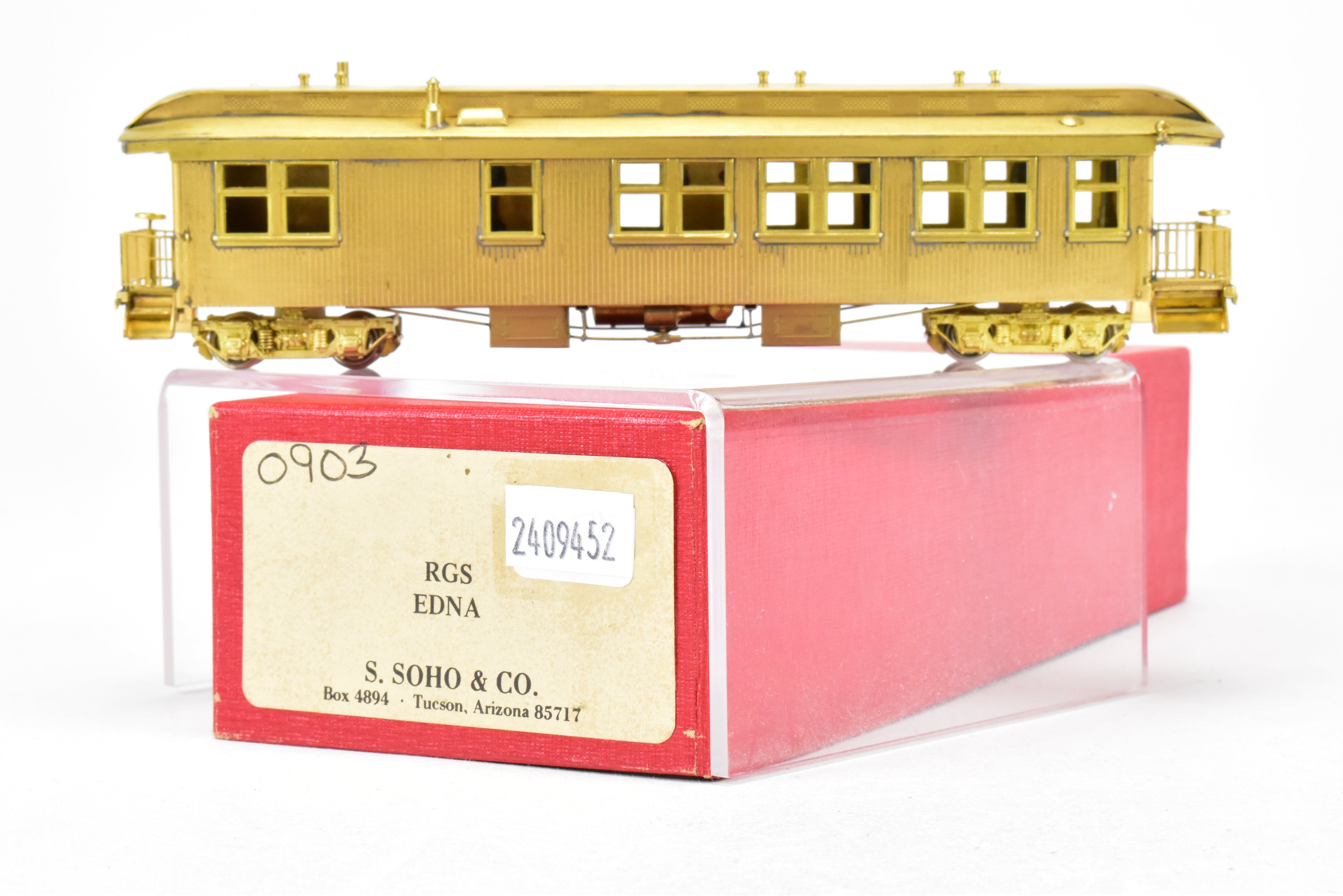 HOn3 Scale Brass Soho RGS - Rio Grande Southern Business Car Model - Edna