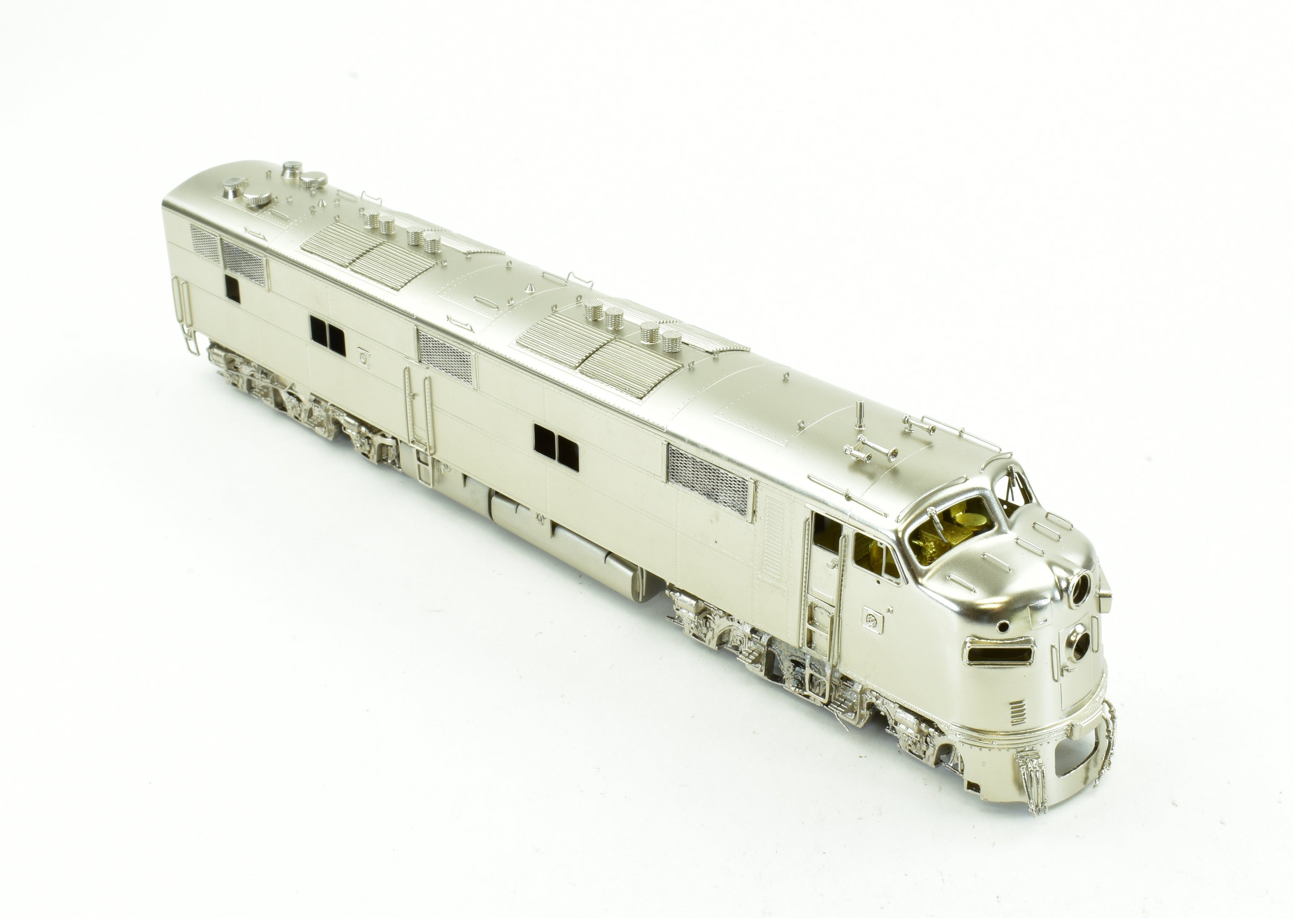 HO Scale Brass Model Train - Overland Models, Inc. CB&Q - Burlington Route EMD E7A Factory Plated Locomotive from 1966 Era
