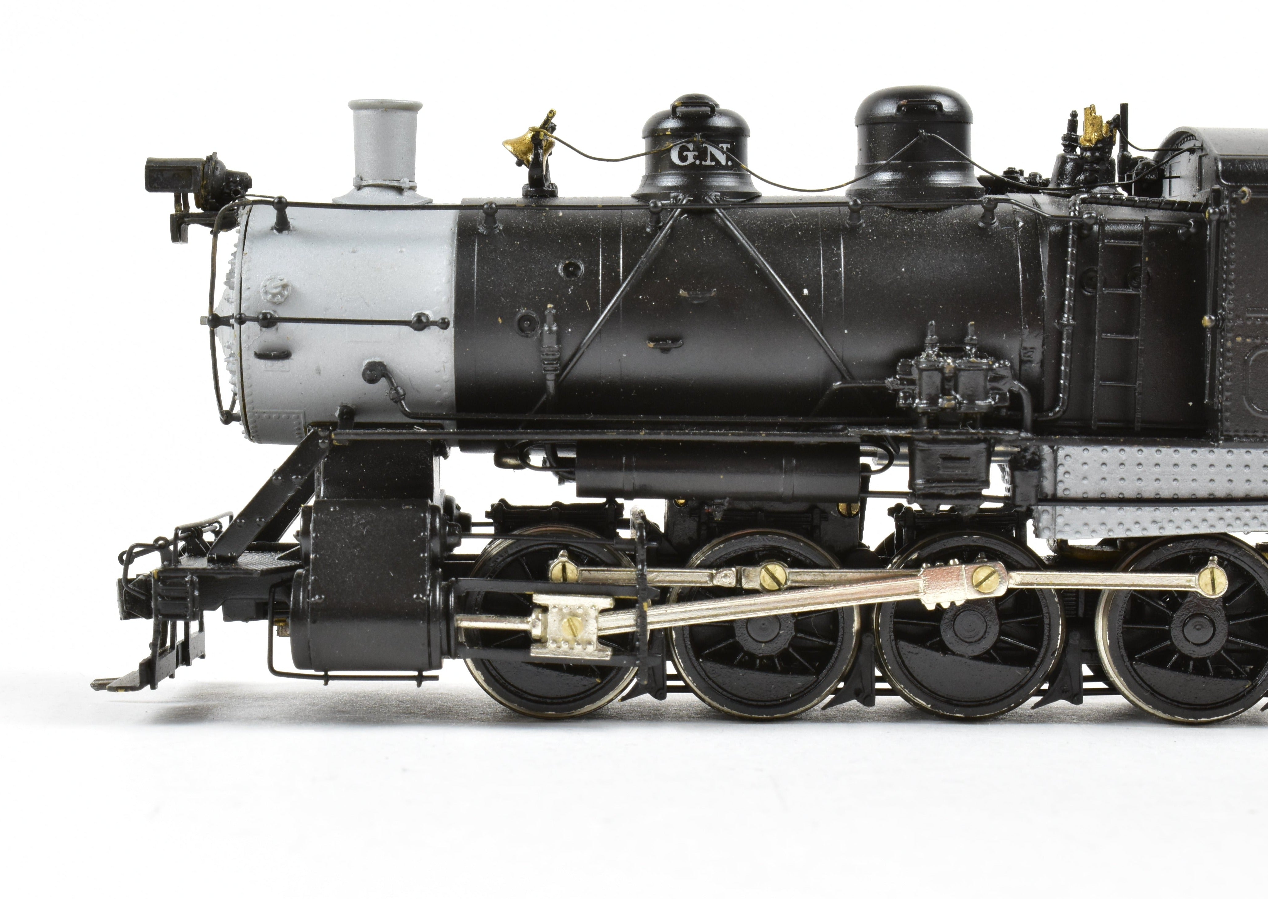 HO Scale Brass Model Train - Oriental Limited Great Northern Class C - 4 0 - 8 - 0 Switcher Locomotive CP No. 783