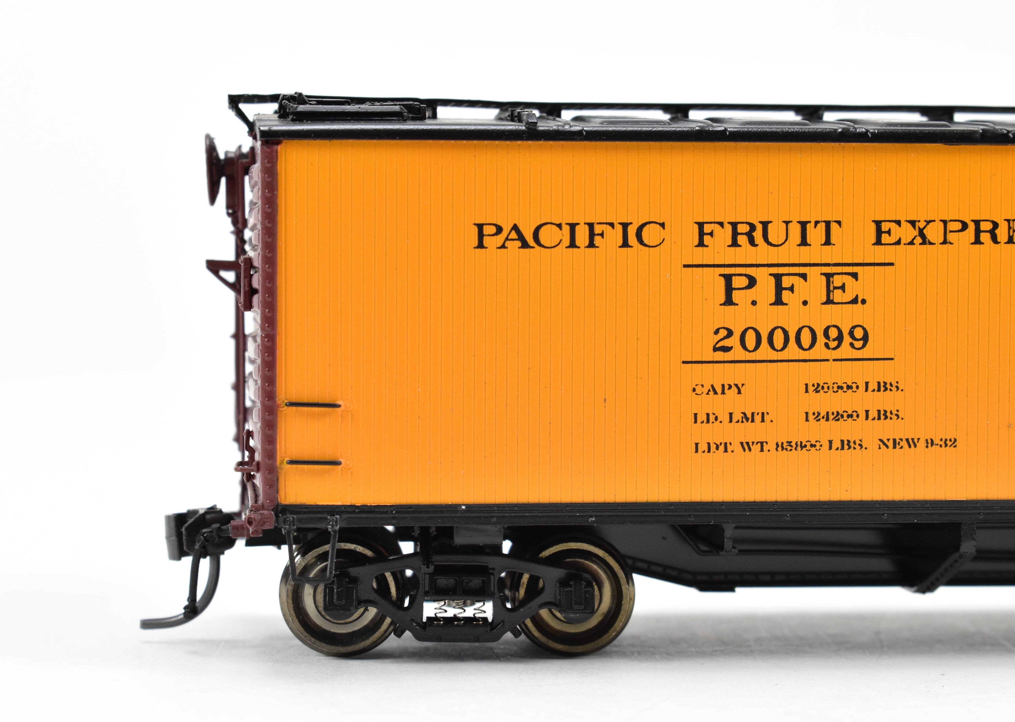 HO Scale Brass Precision 52' R-70-2 Ice Refrigerator Car FP No. 200099