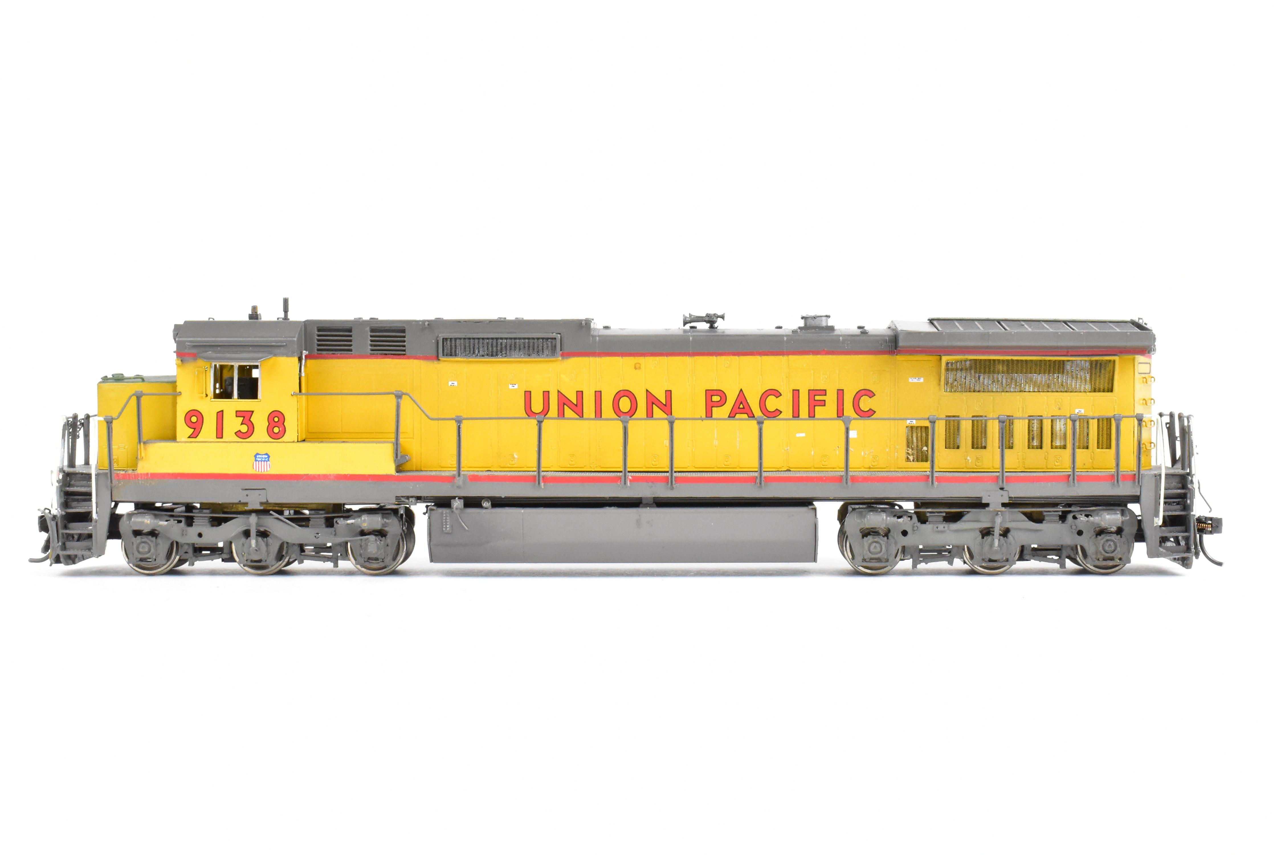 HO Scale Brass Union Pacific GE Dash 8 - 40C Custom Painted Locomotive Model No. 9138 by Overland Models, Inc. with Incorrect Box