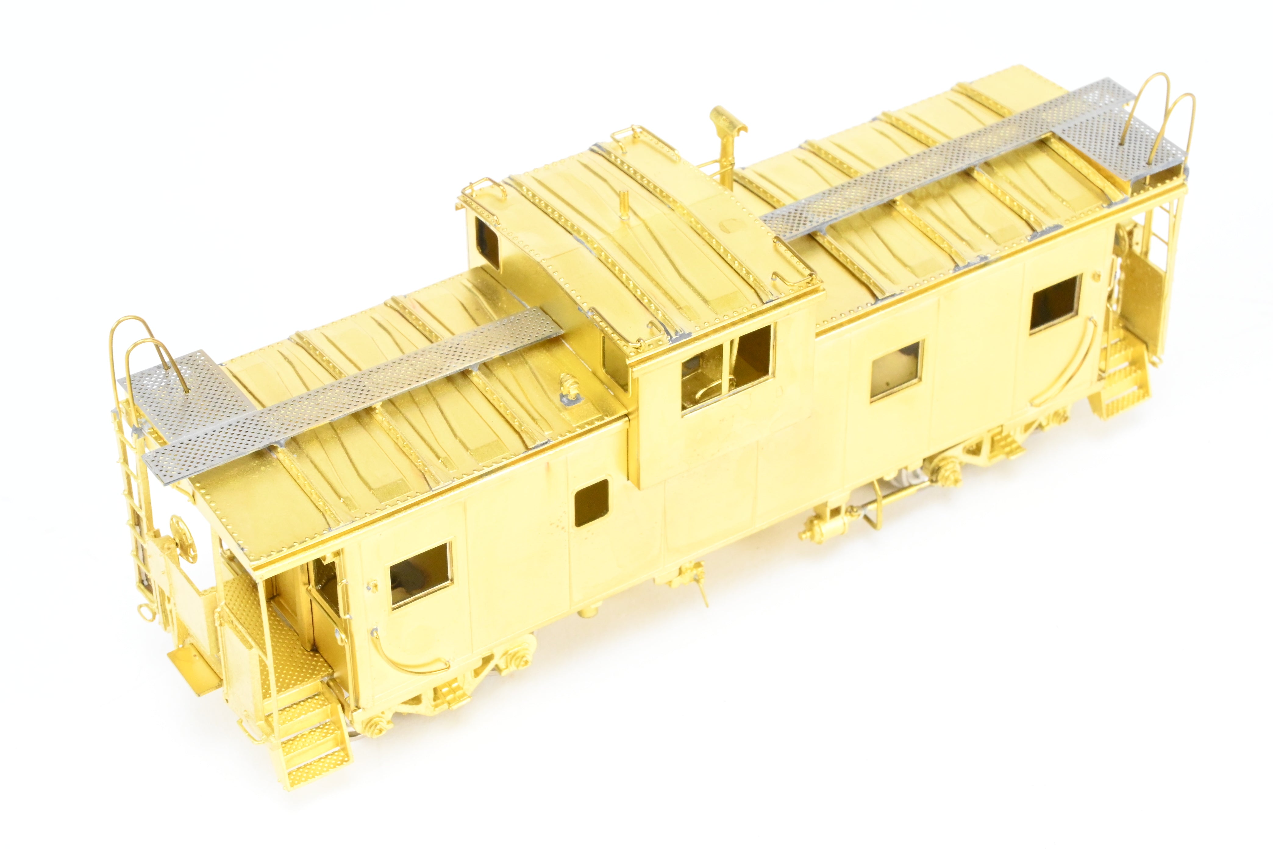 HO Scale Brass Connecting OMI - Overland Models, Inc. Spokane, Portland & Seattle International Wide Vision Caboose Model for Railroad Enthusiasts