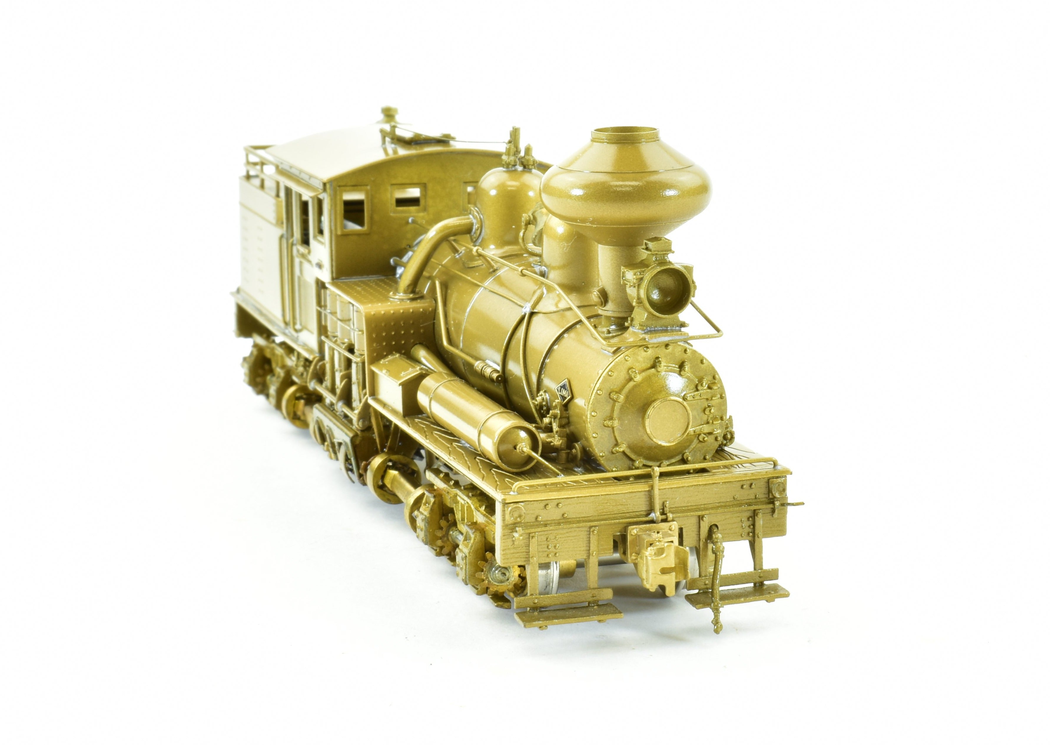 HO Scale Brass PFM - United 2-Truck Shay Geared Locomotive Model for Michigan II's Diverse Logging Roads