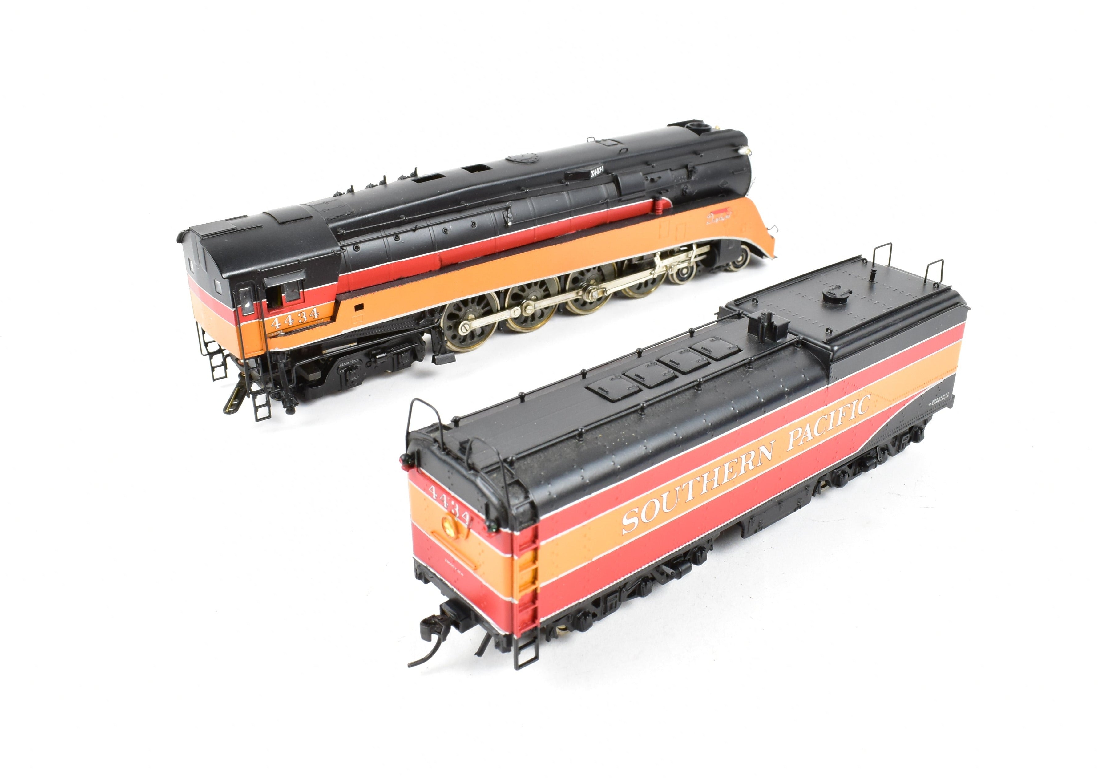 Custom Painted HO Brass Balboa SP - Southern Pacific GS - 4 4 - 8 - 4 Locomotive #4434