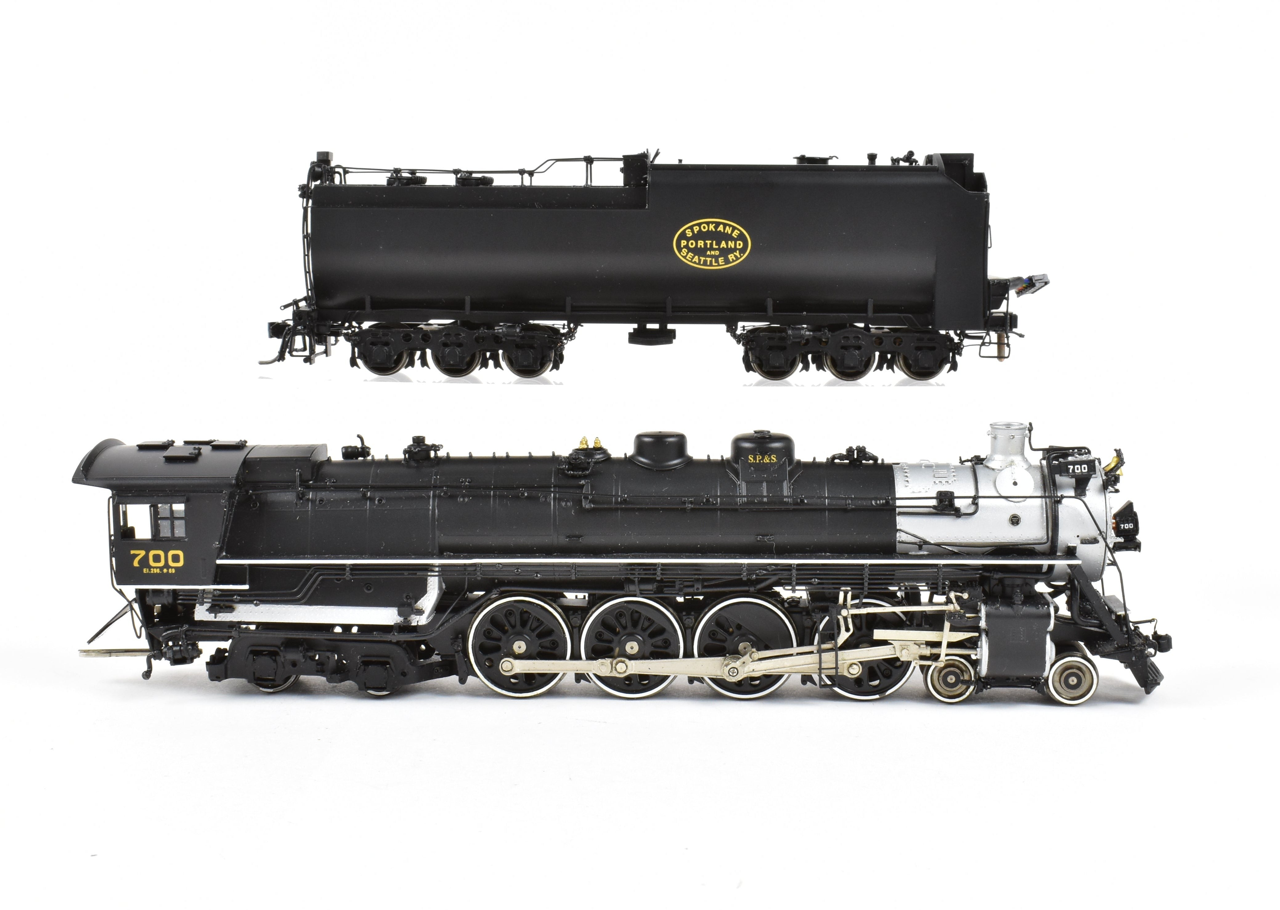 Sunset Models HO Brass SP&S E-1 4-8-4 FP #700 with QSI DCC & Sound