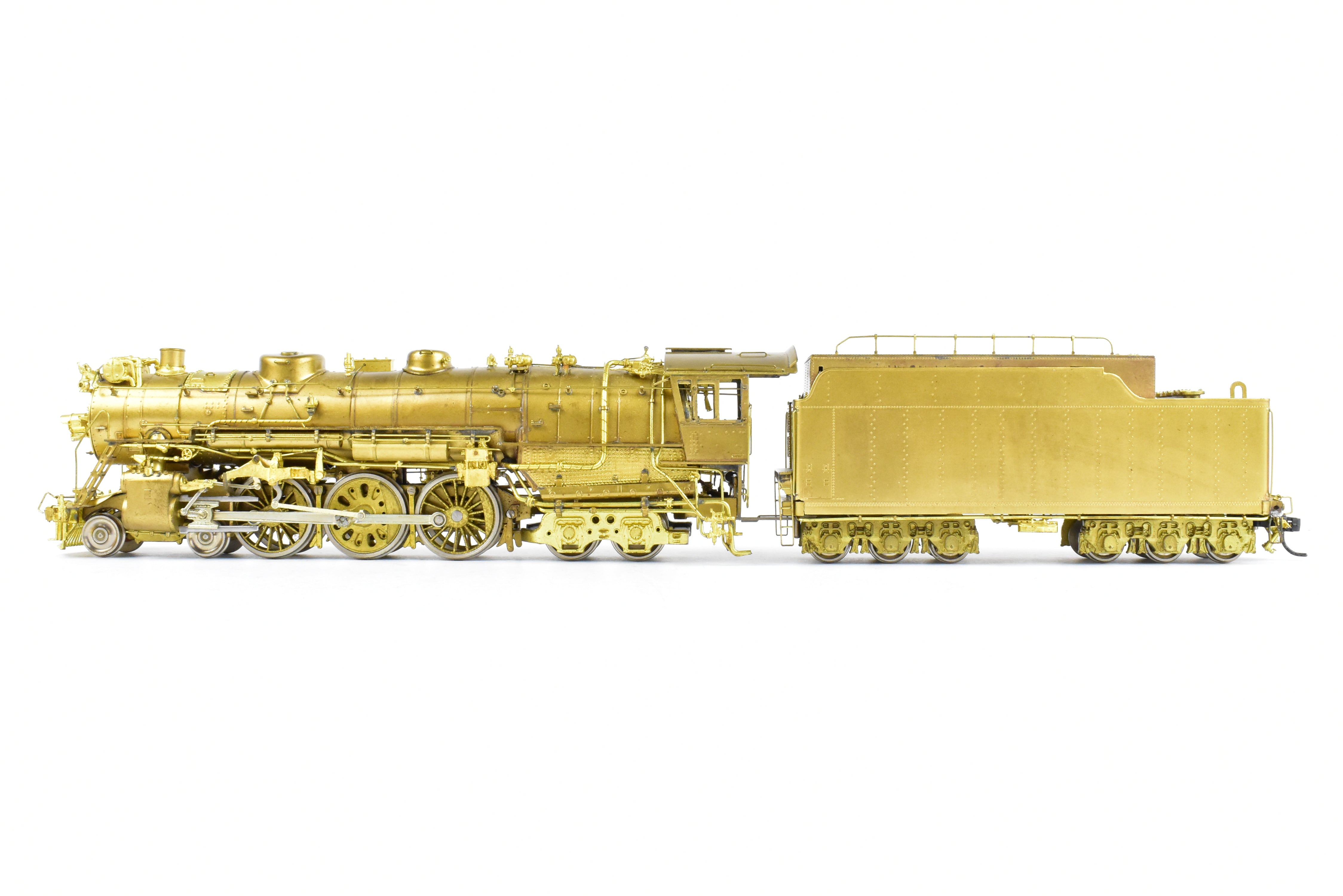 High - Quality HO Scale Brass Model Train - Sunset Models CB&Q - Burlington Route S - 4 Class 4 - 6 - 4 Hudson Locomotive