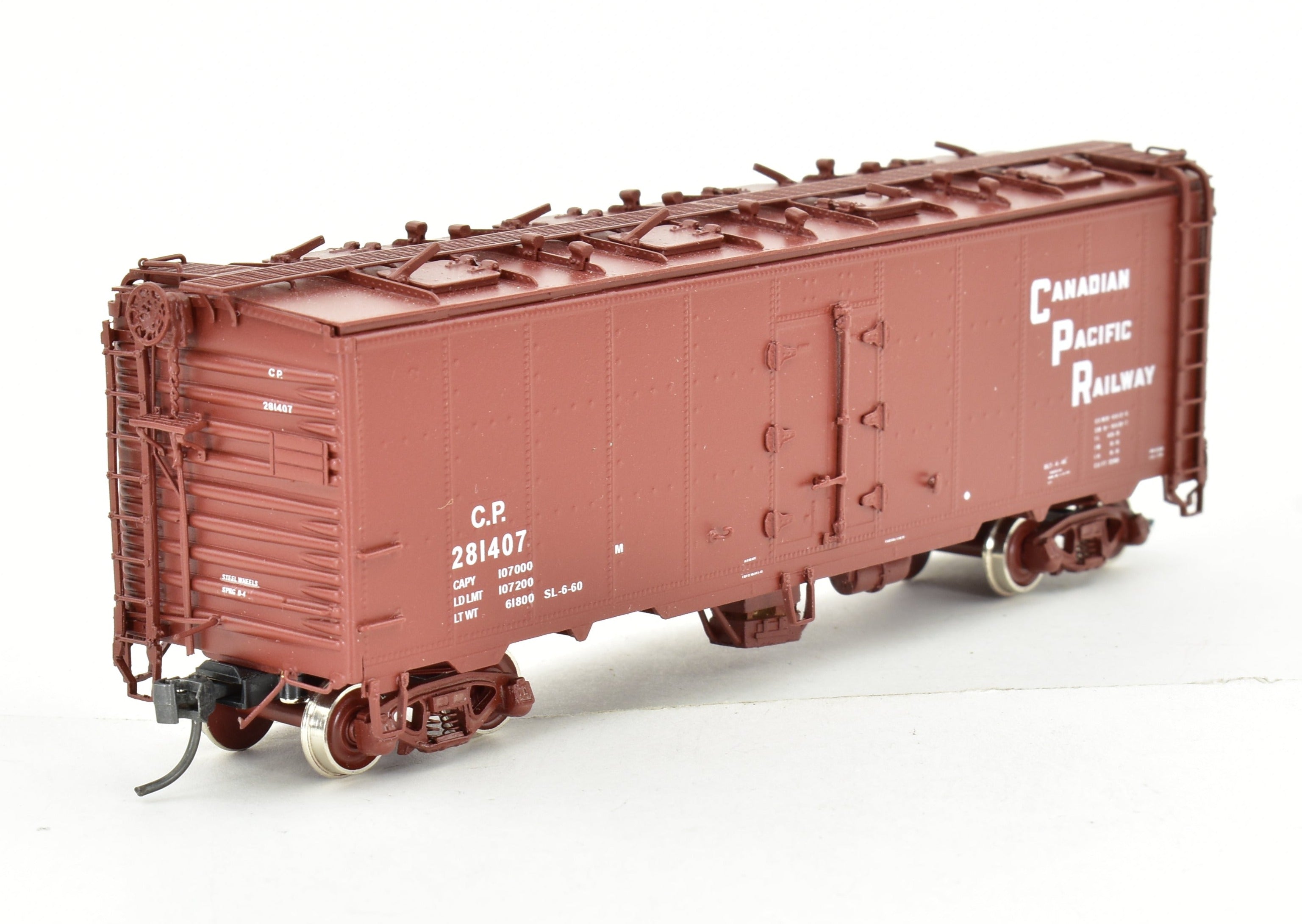 1986 HO Brass PFM - Van Hobbies Canadian Pacific 40 ft Ice Steel Reefer Model