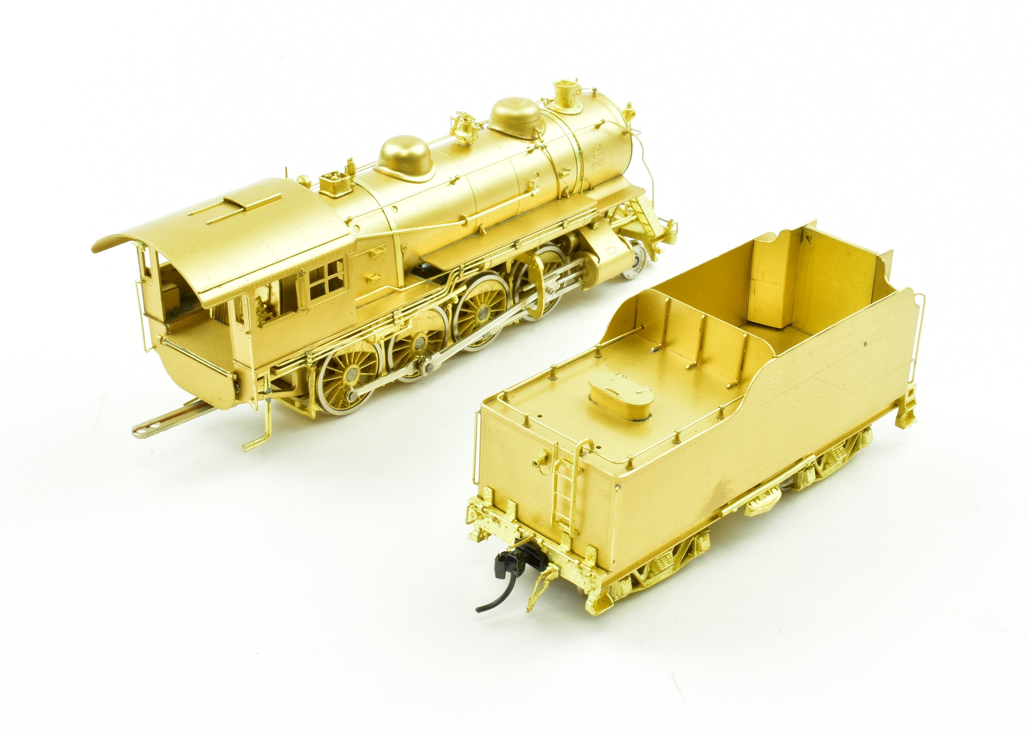 HO Scale Brass Model Key Imports Rutland Railroad G - 34 2 - 8 - 0 Consolidation Steam Locomotive with Stoker Engine