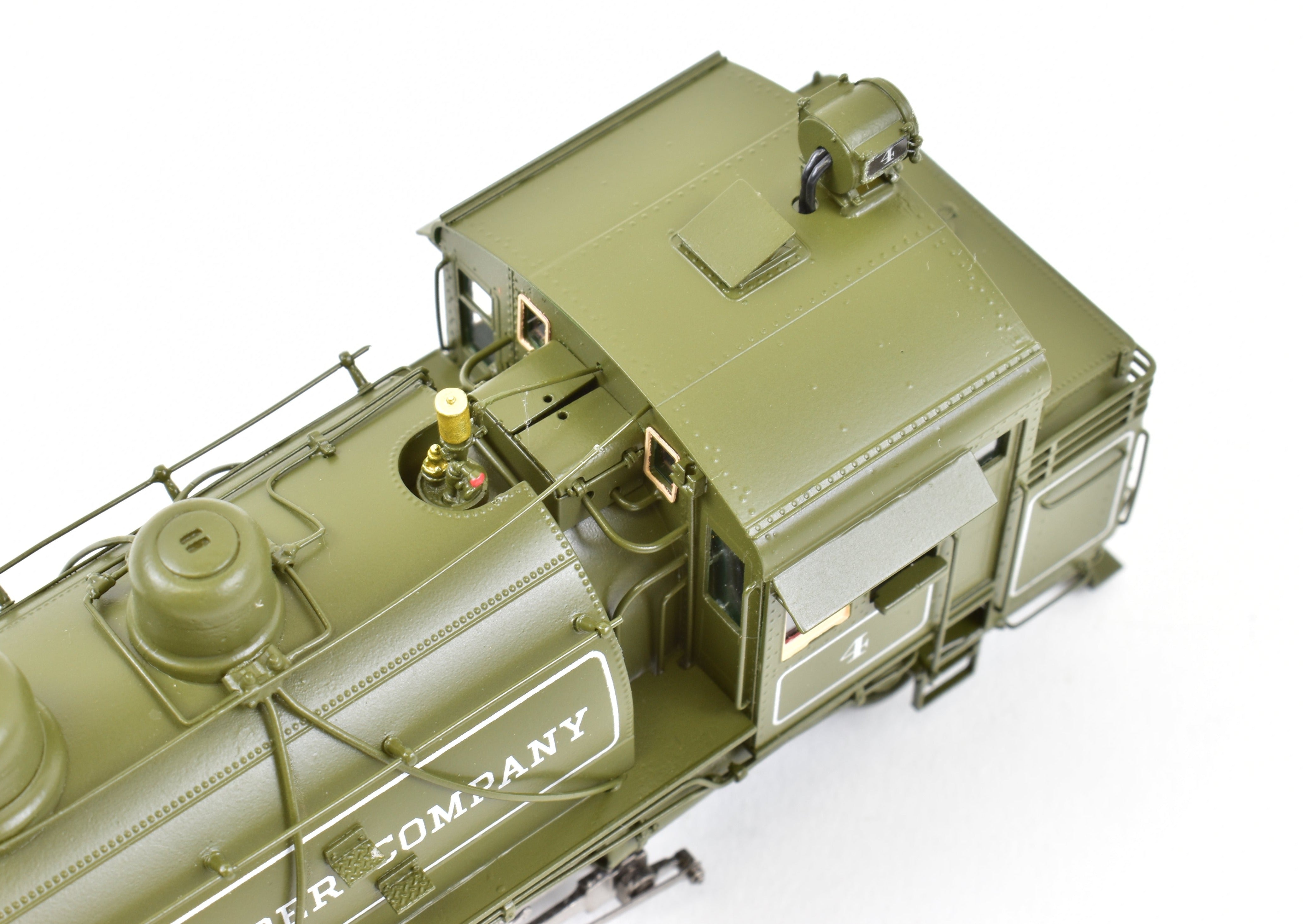 HO Scale NEW Brass DVP - Division Point Saginaw Timber Company #4 2-6-6-2T Baldwin Logging Mallet Locomotive Model - The Last One Available