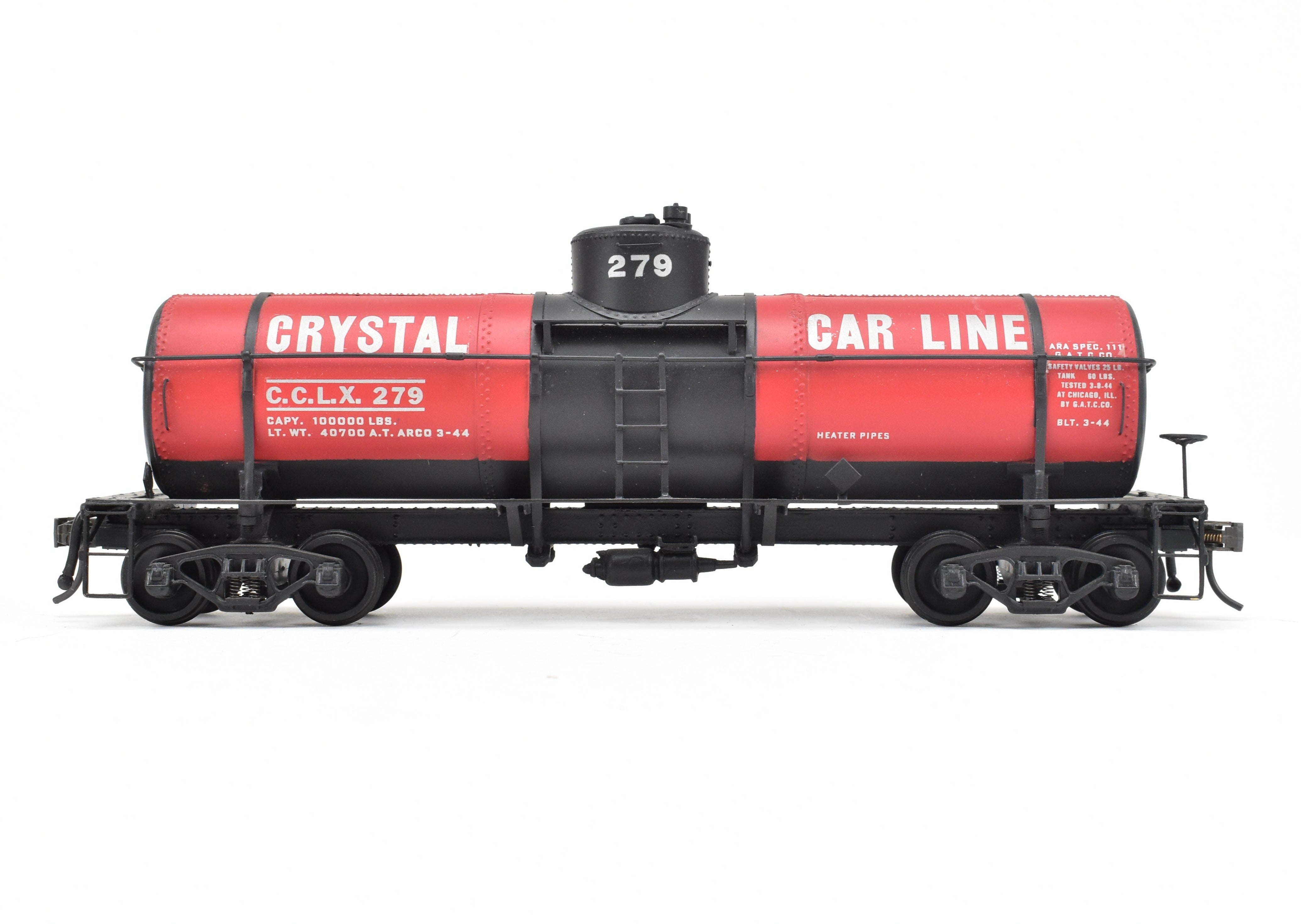 O Scale Brass Single-Dome Tank Car CP CCLX 279, Custom Painted, No Original Box