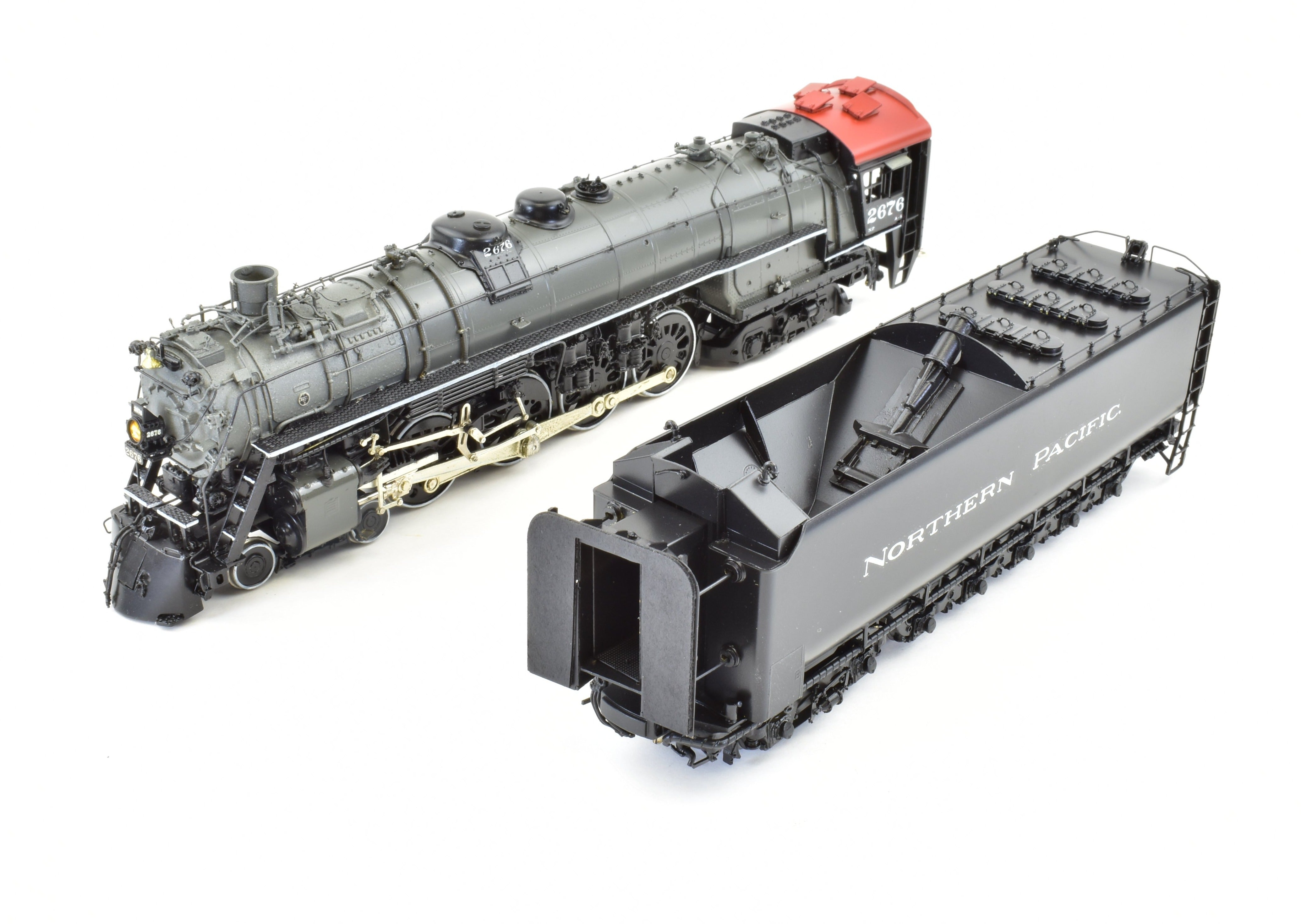HO Scale Brass Northern Pacific A-4 4-8-4 Pro Painted Locomotive by W&R Enterprises