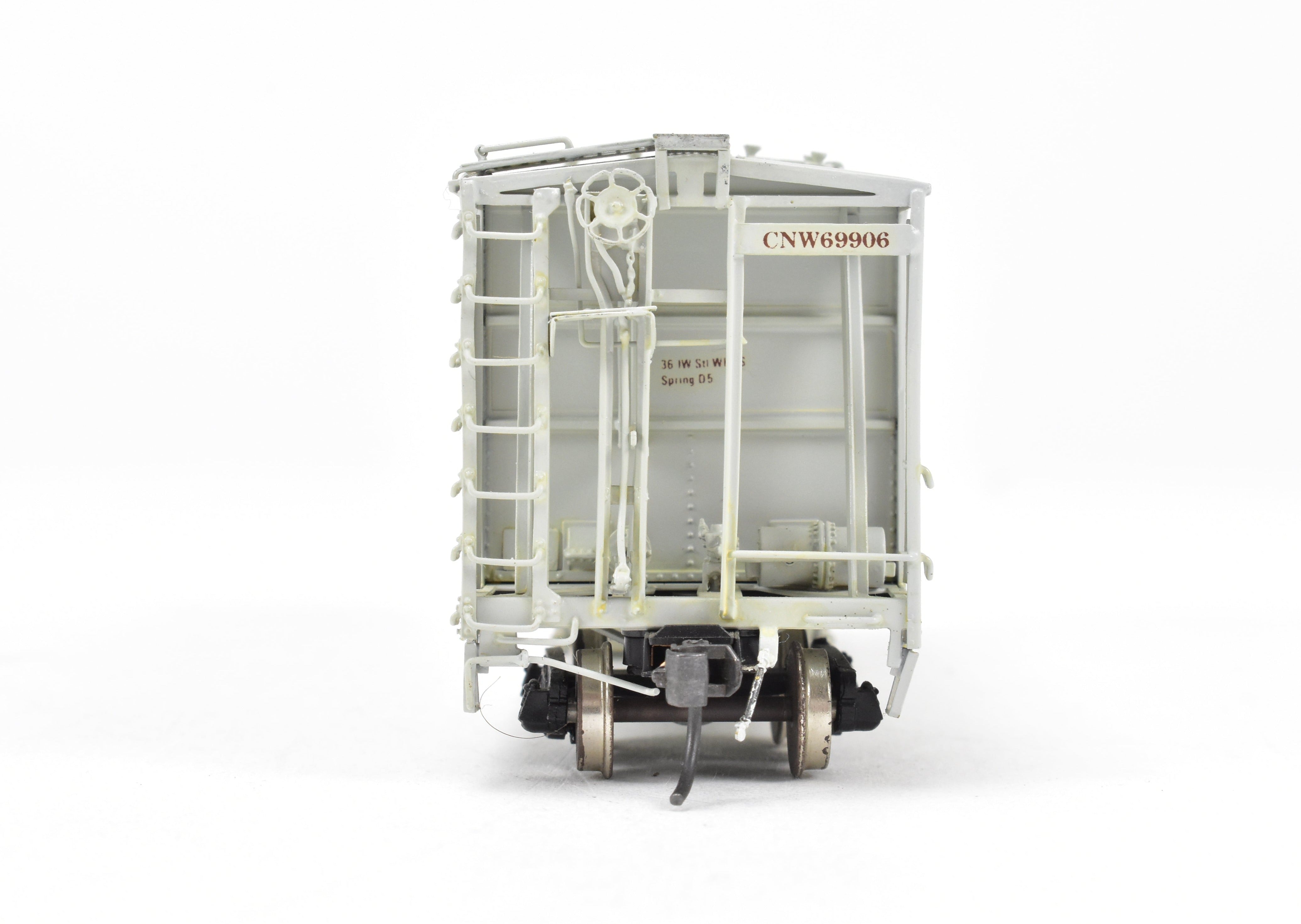 HO Brass OMI Airslide Covered Hopper - M&StL with C&NW Patch CP 69906